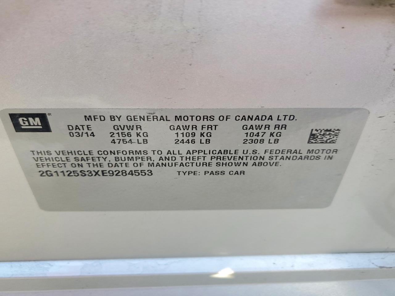 2014 Chevrolet Impala Lt Silver vin: 2G1125S3XE9284553