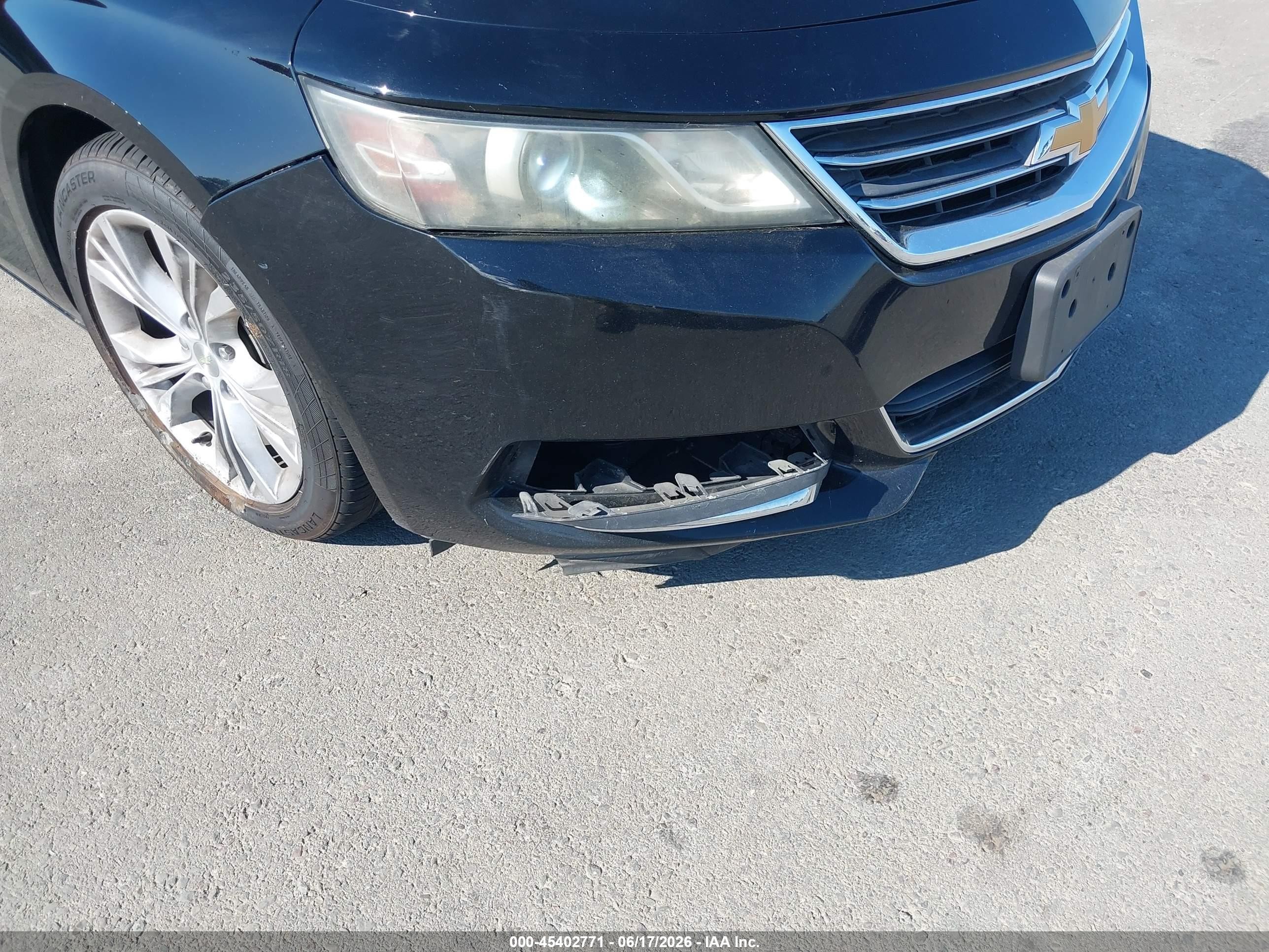2014 Chevrolet Impala 2lt Black vin: 2G1125S3XE9298078