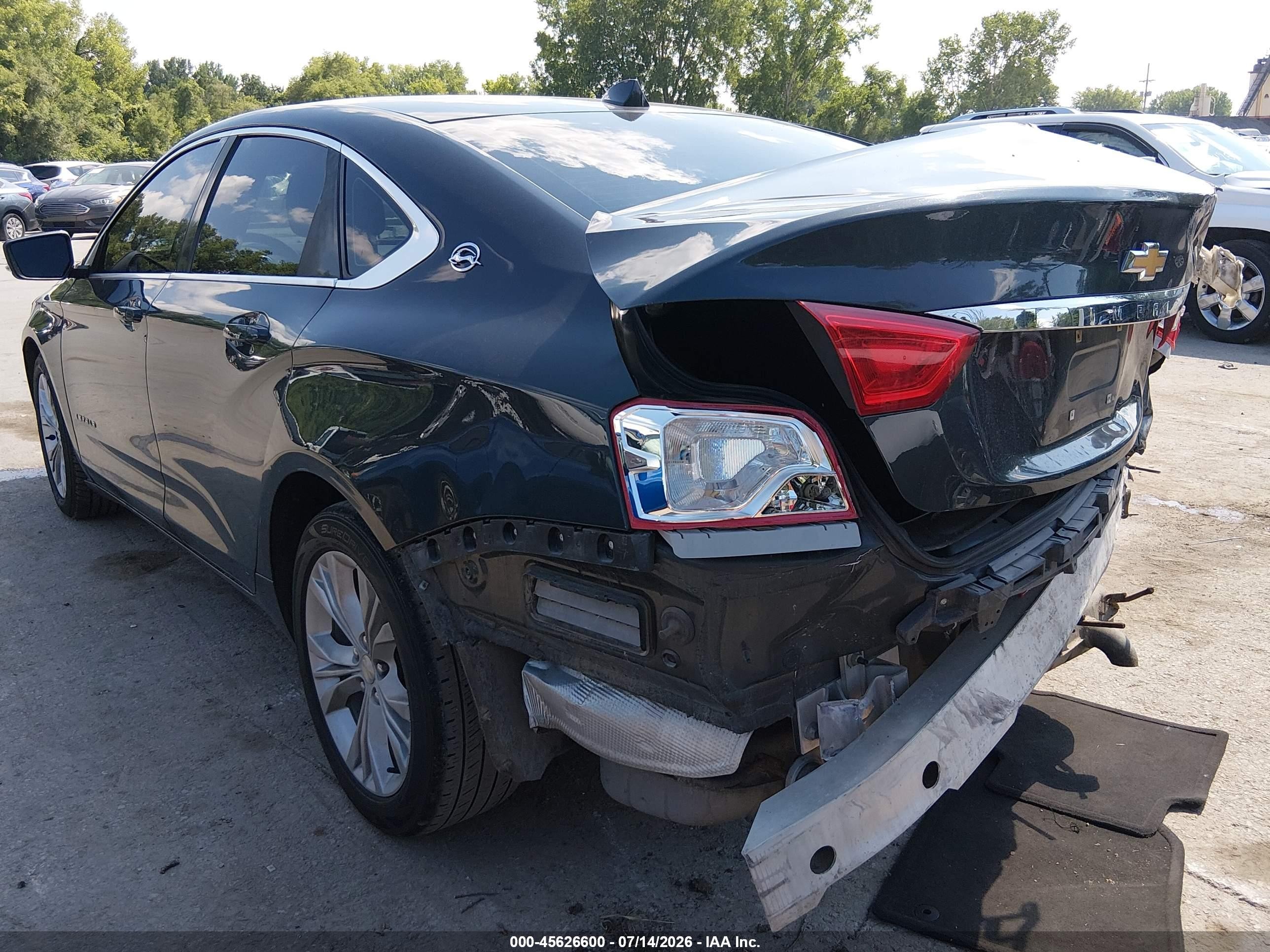 2014 Chevrolet Impala 2lt Серый vin: 2G1125S3XE9307491
