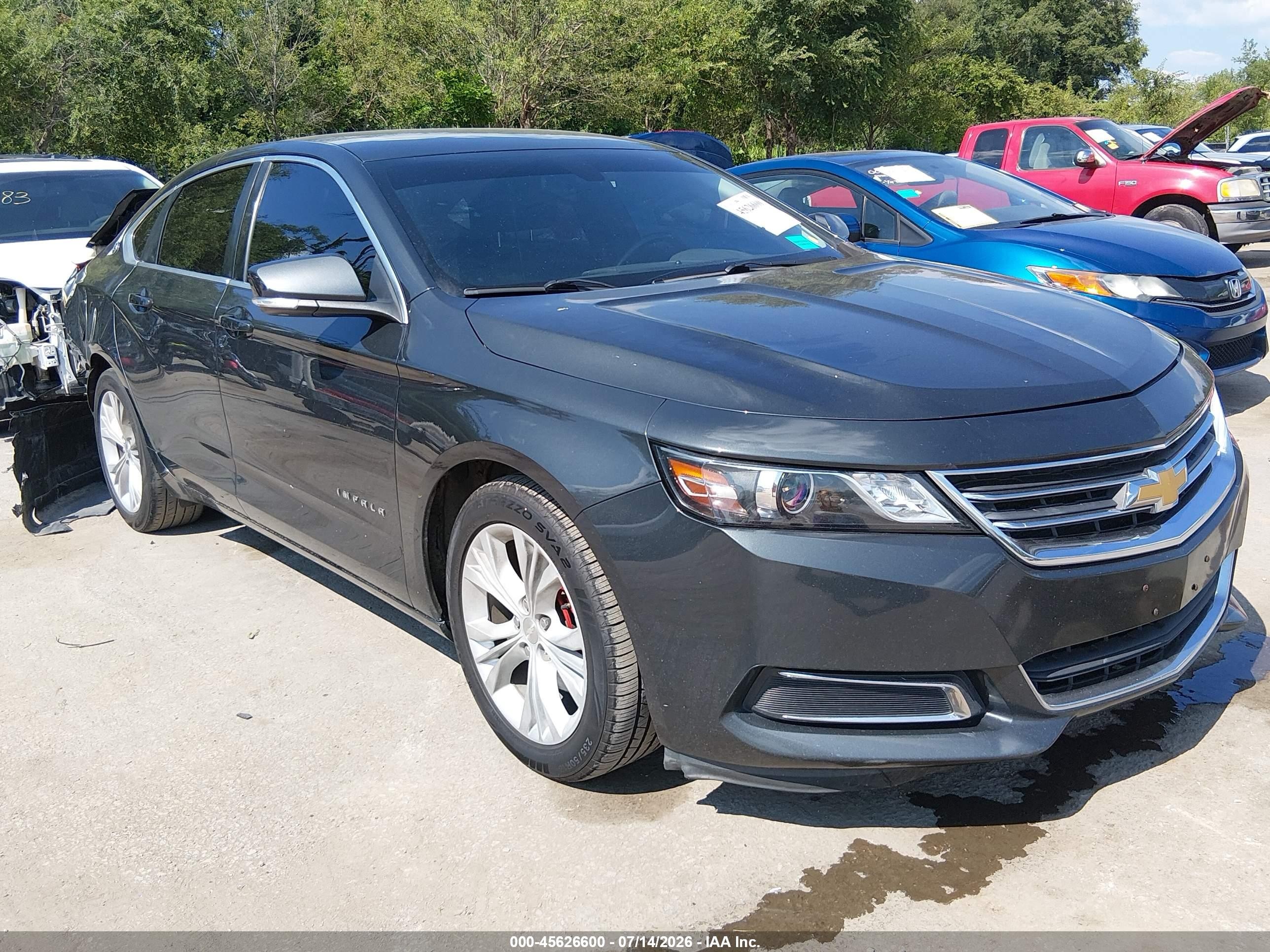 2014 Chevrolet Impala 2lt Gray vin: 2G1125S3XE9307491