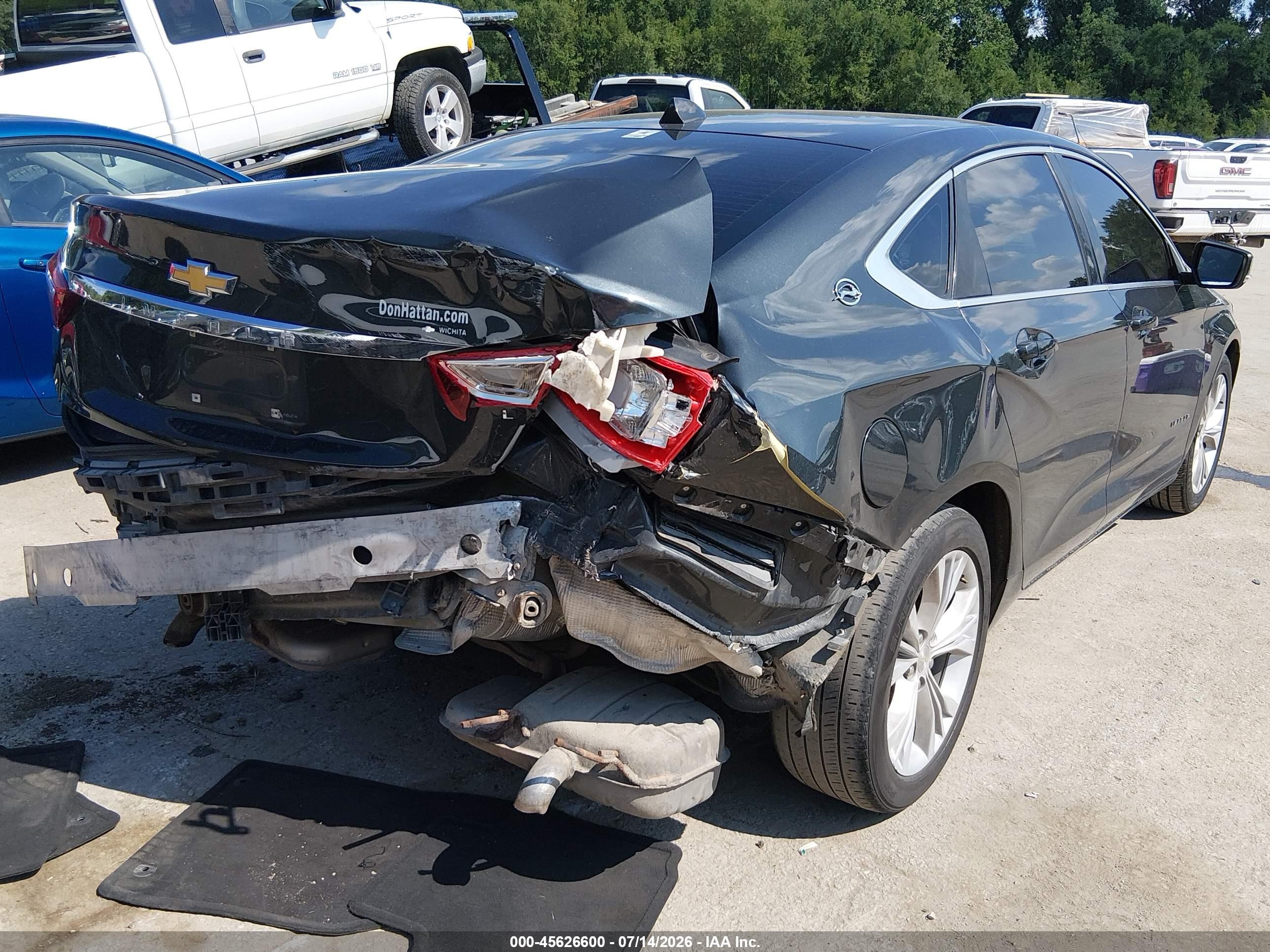 2014 Chevrolet Impala 2lt Серый vin: 2G1125S3XE9307491