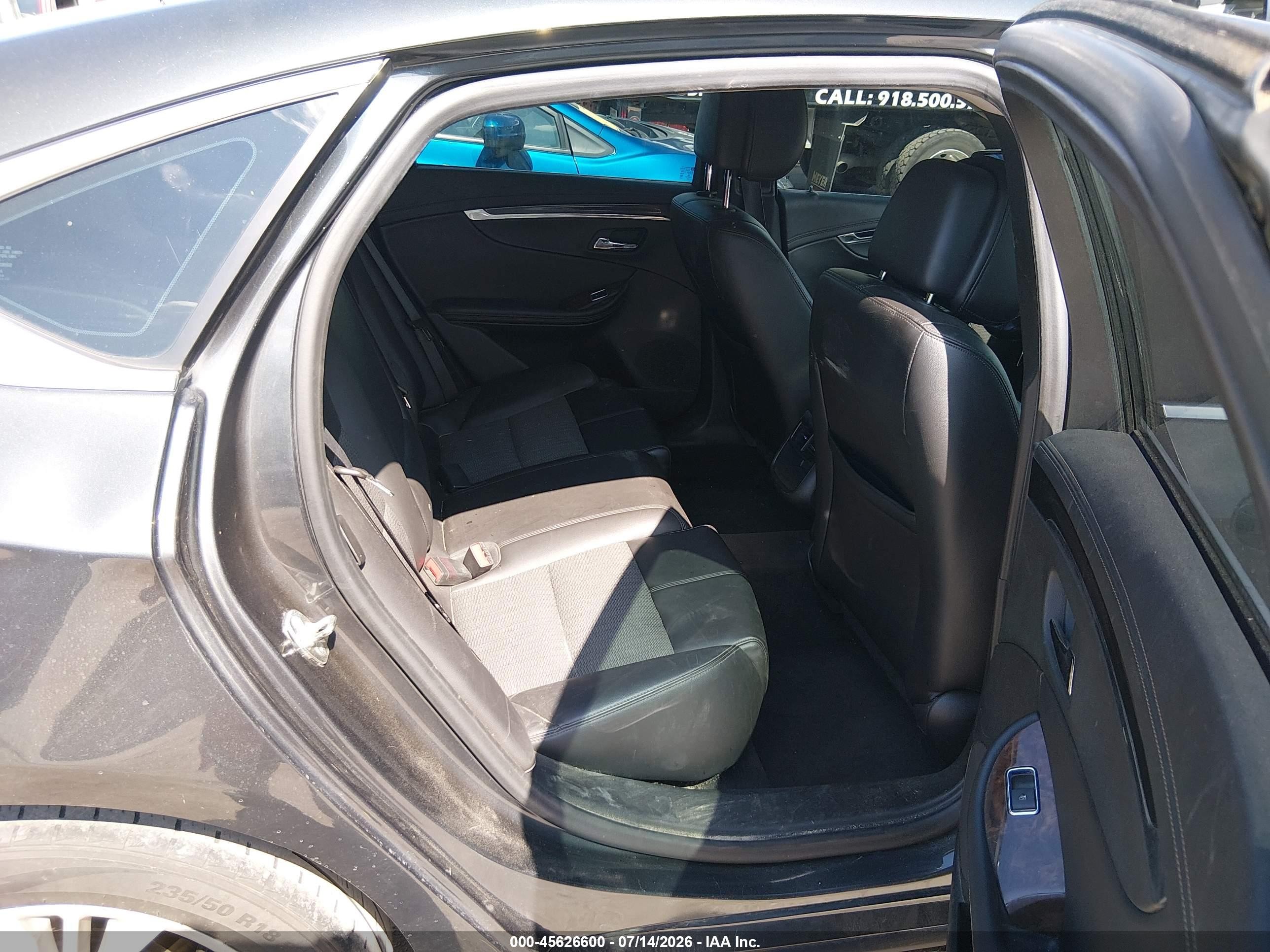 2014 Chevrolet Impala 2lt Серый vin: 2G1125S3XE9307491