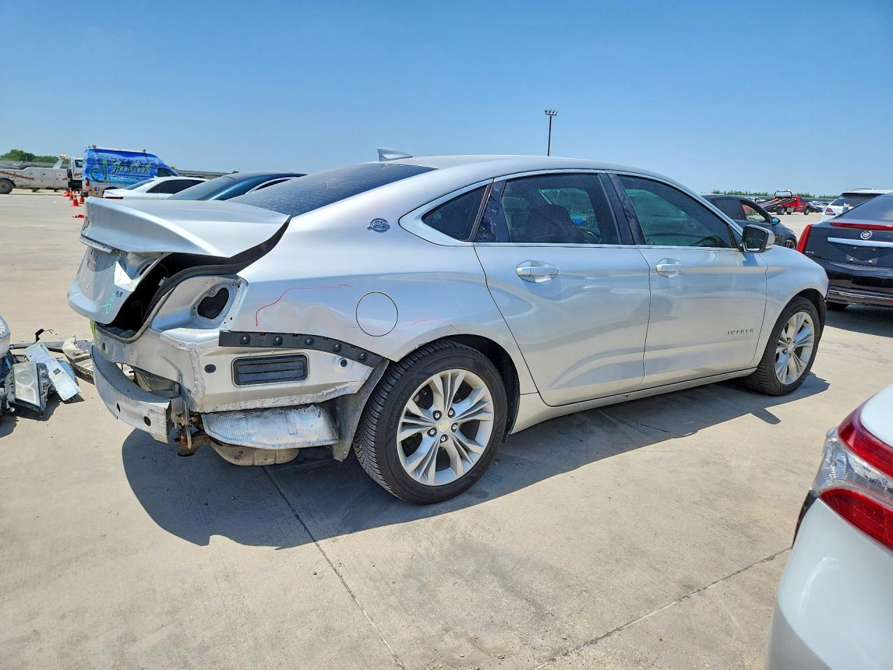2015 Chevrolet Impala Lt Silver vin: 2G1125S3XF9120026