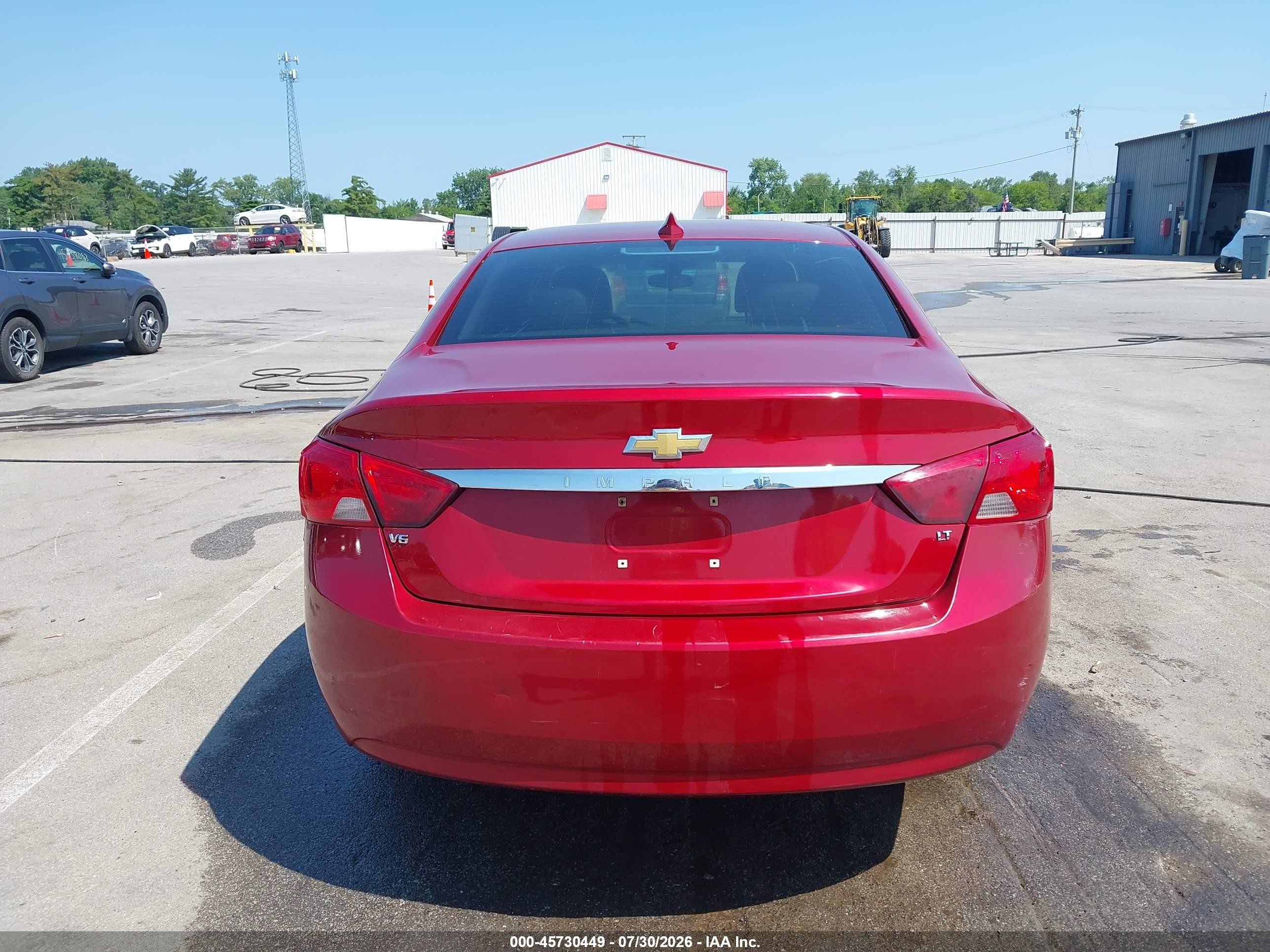 2015 Chevrolet Impala 2lt Red vin: 2G1125S3XF9124125