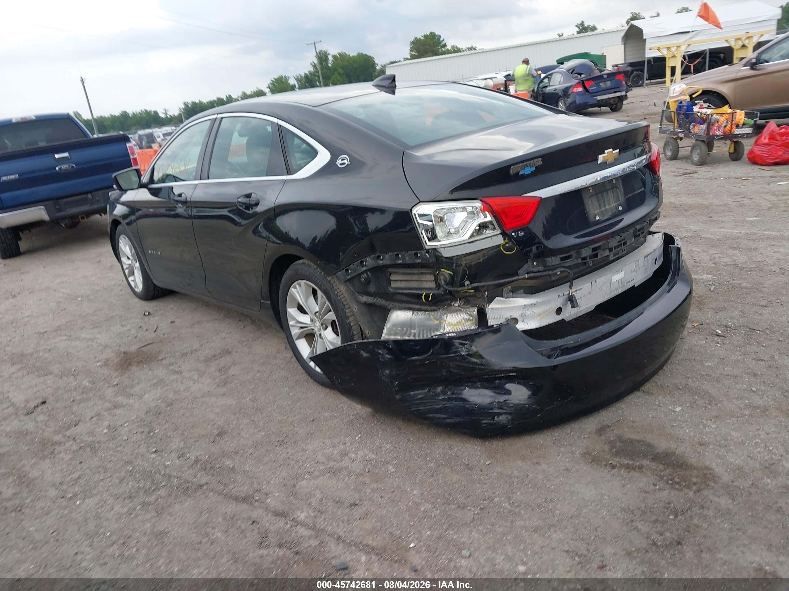 2015 Chevrolet Impala 2lt Black vin: 2G1125S3XF9124920