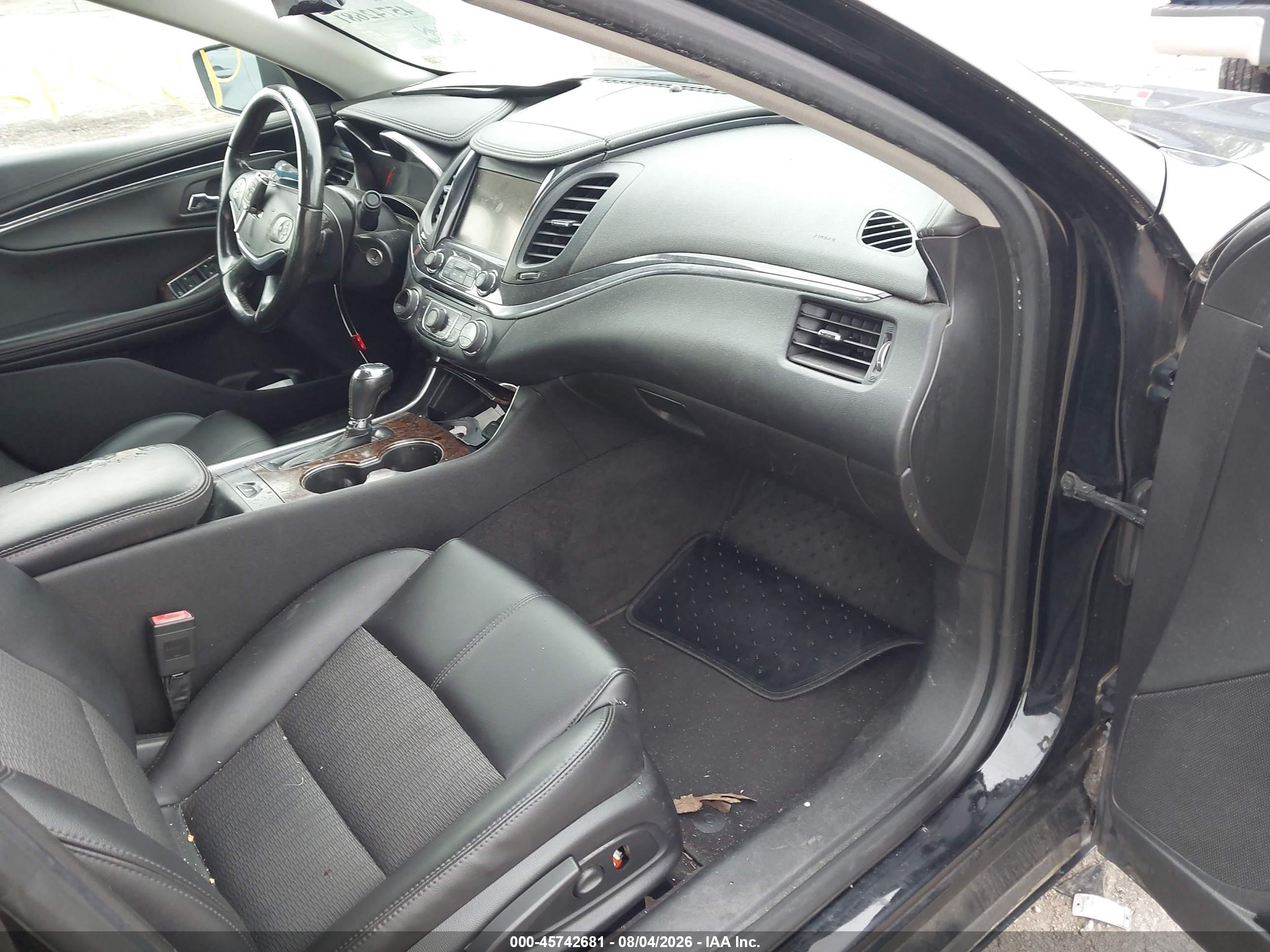 2015 Chevrolet Impala 2lt Black vin: 2G1125S3XF9124920
