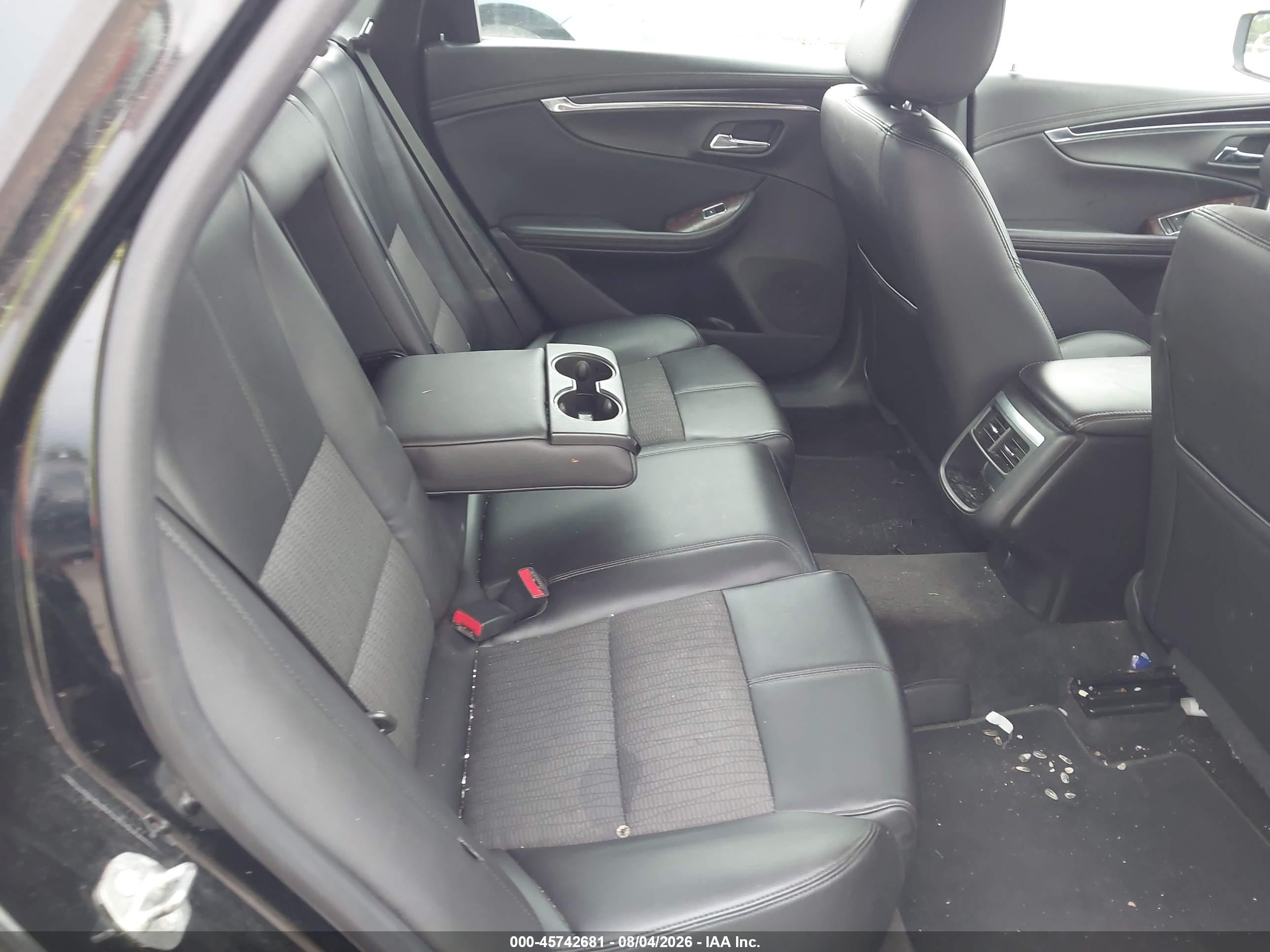 2015 Chevrolet Impala 2lt Black vin: 2G1125S3XF9124920