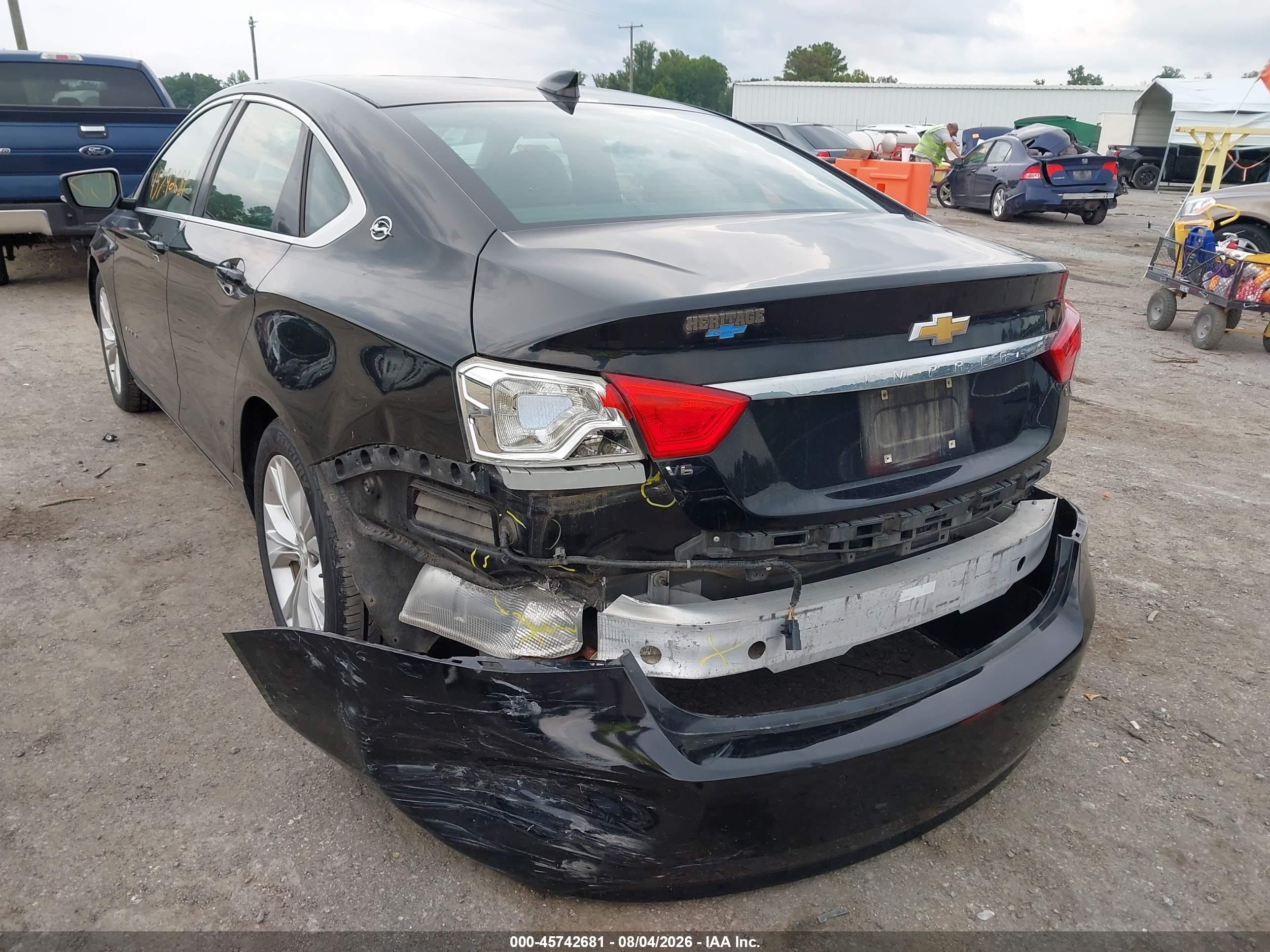 2015 Chevrolet Impala 2lt Black vin: 2G1125S3XF9124920