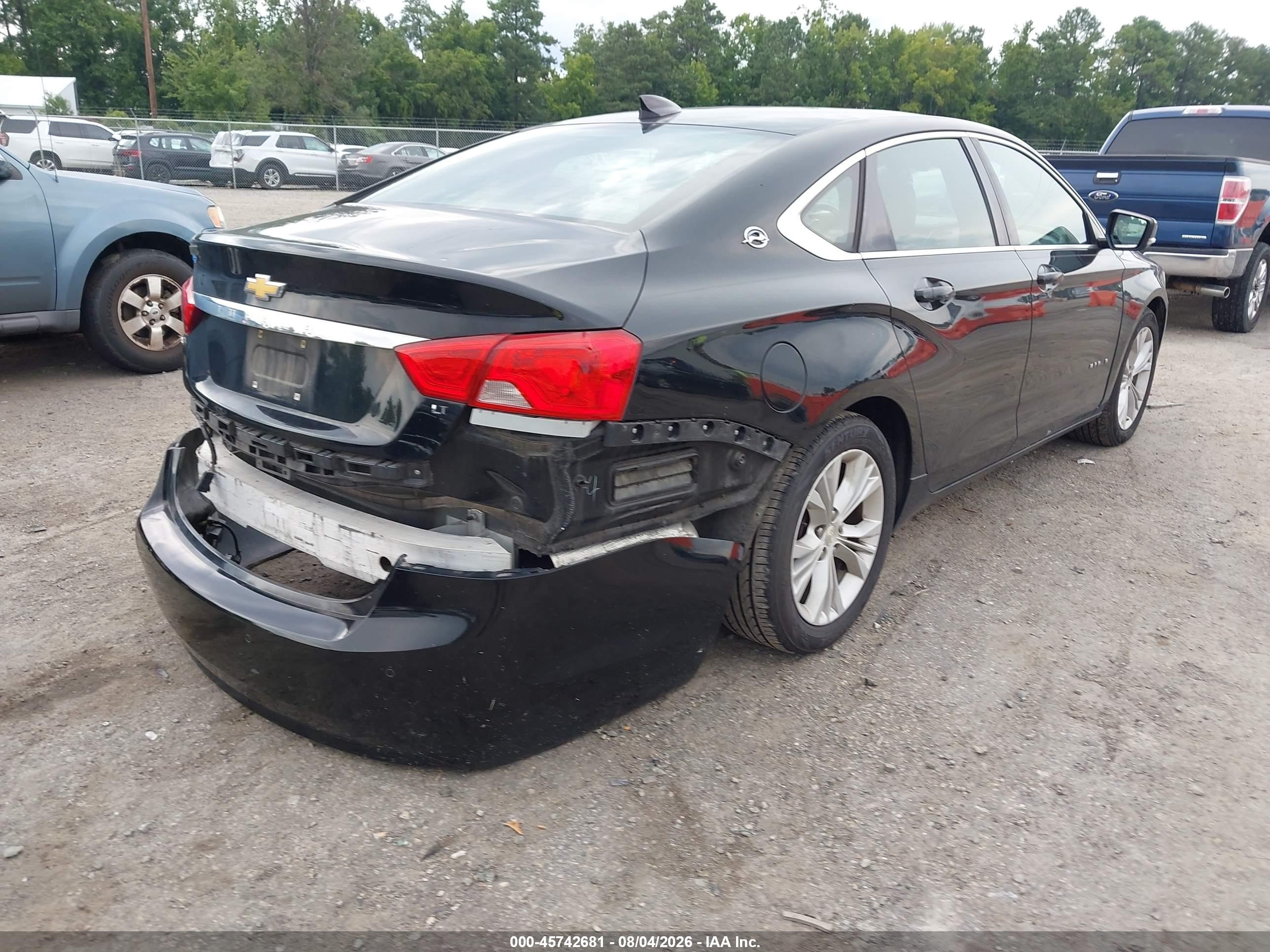 2015 Chevrolet Impala 2lt Black vin: 2G1125S3XF9124920