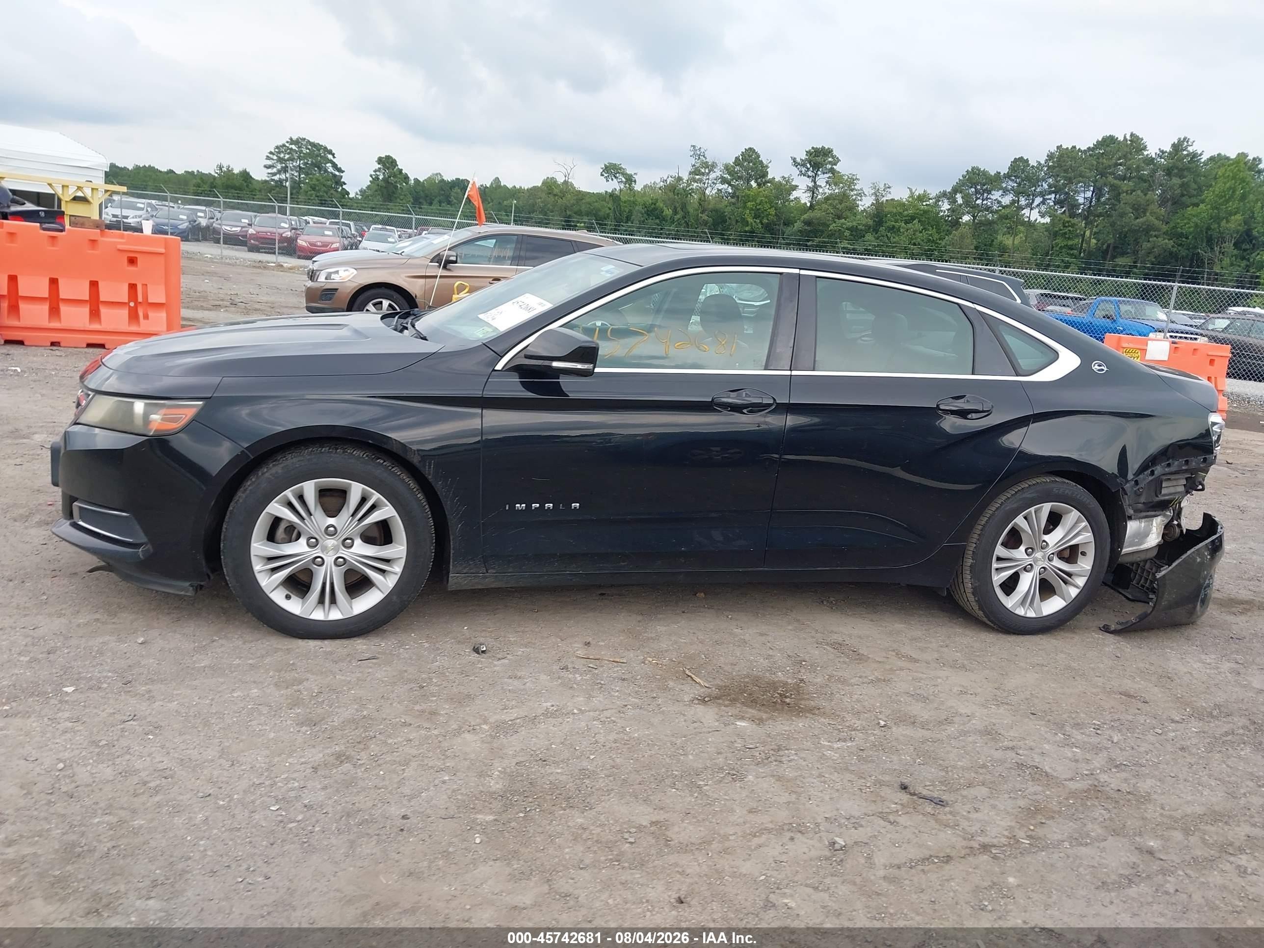 2015 Chevrolet Impala 2lt Black vin: 2G1125S3XF9124920
