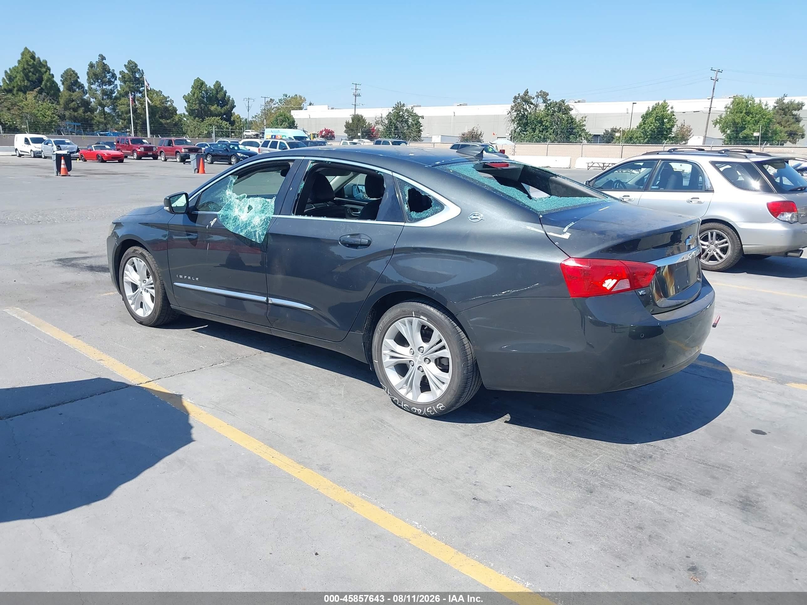2015 Chevrolet Impala 2lt Gray vin: 2G1125S3XF9127350