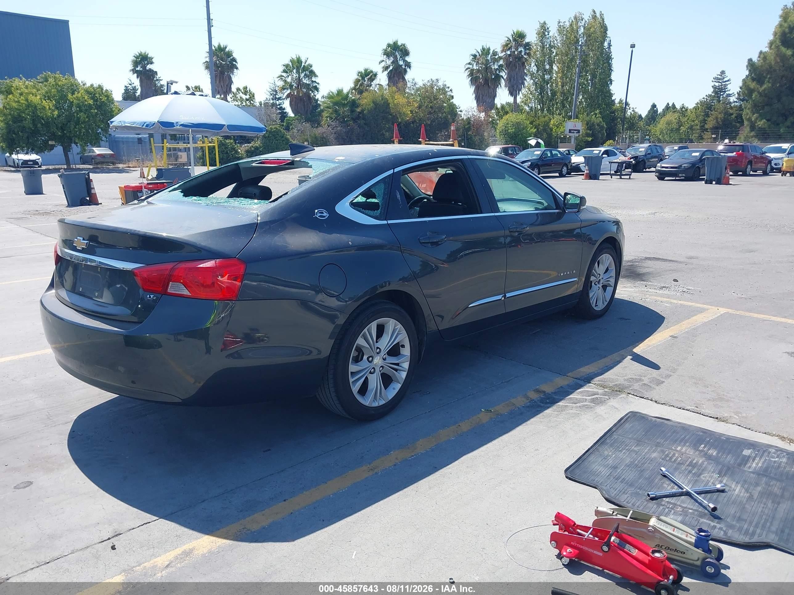 2015 Chevrolet Impala 2lt Gray vin: 2G1125S3XF9127350