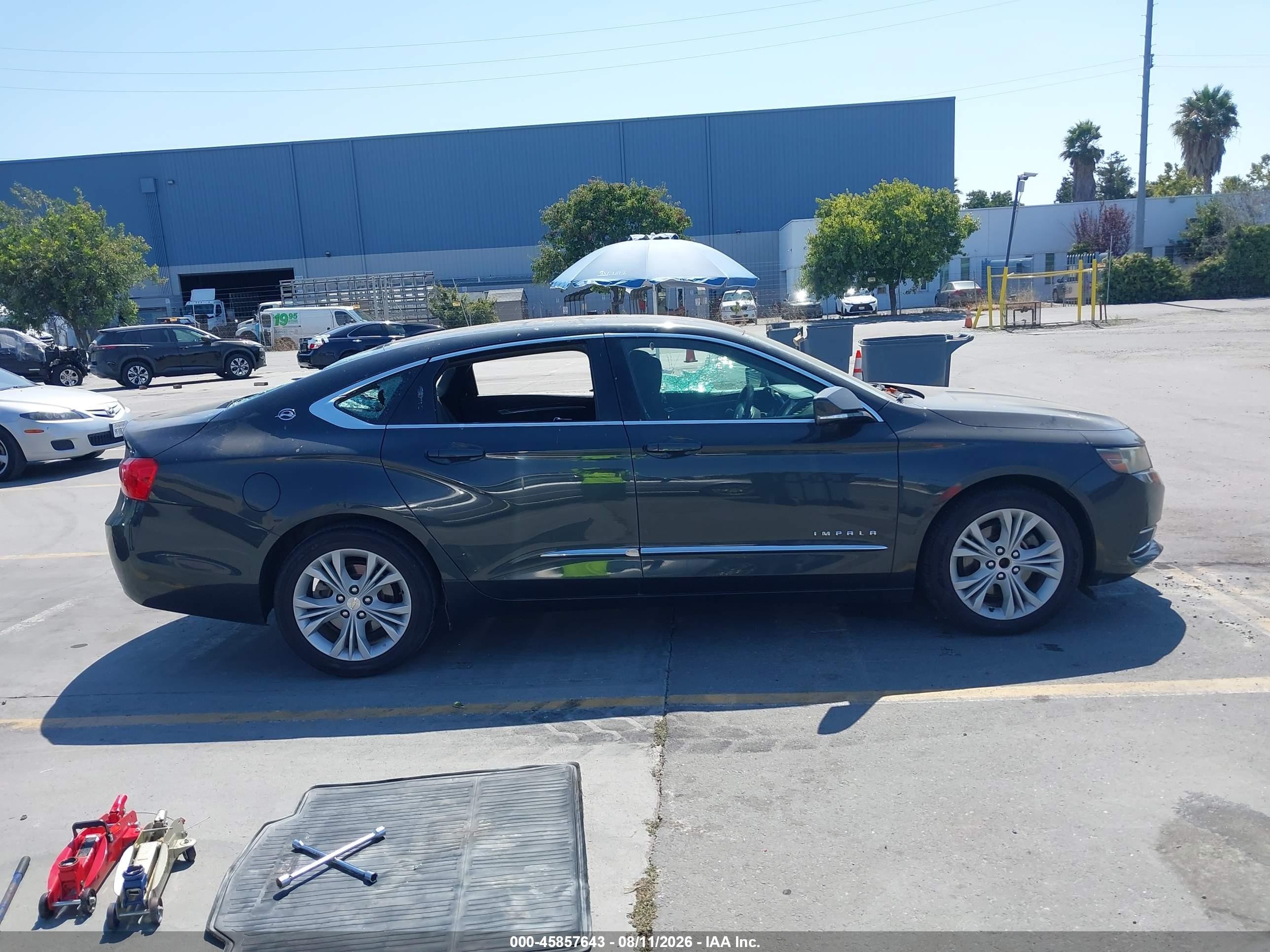2015 Chevrolet Impala 2lt Gray vin: 2G1125S3XF9127350