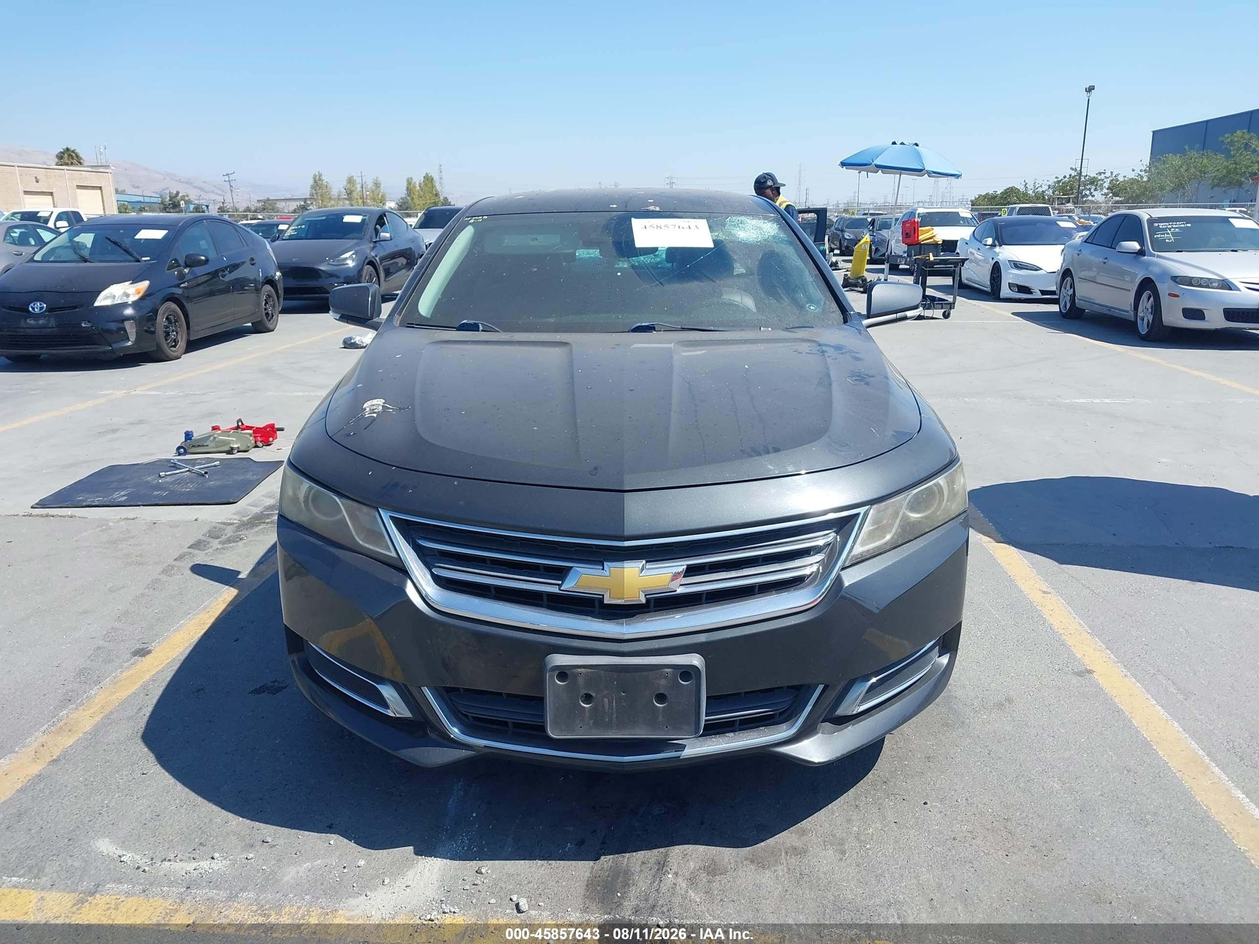 2015 Chevrolet Impala 2lt Gray vin: 2G1125S3XF9127350