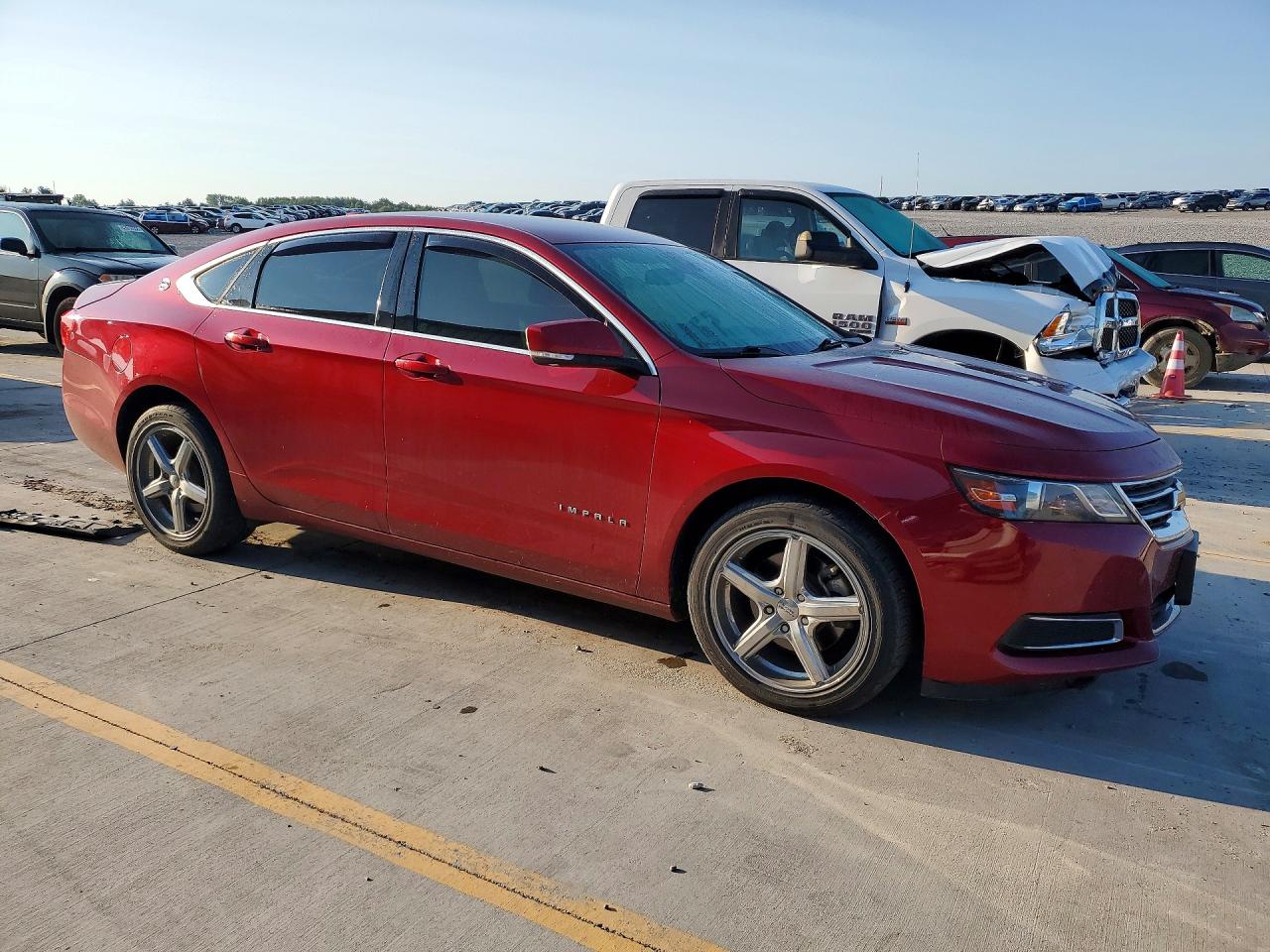 2015 Chevrolet Impala Lt Burgundy vin: 2G1125S3XF9144410