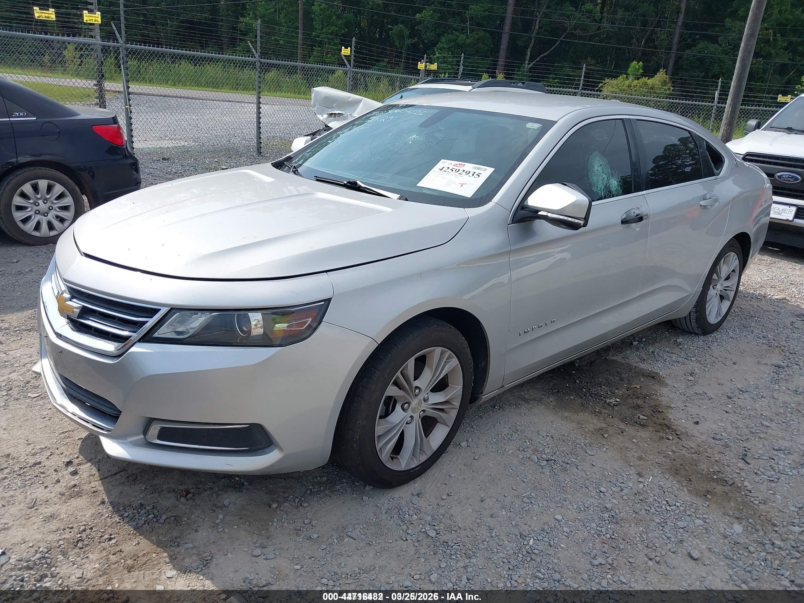 2015 Chevrolet Impala 2lt Silver vin: 2G1125S3XF9223544
