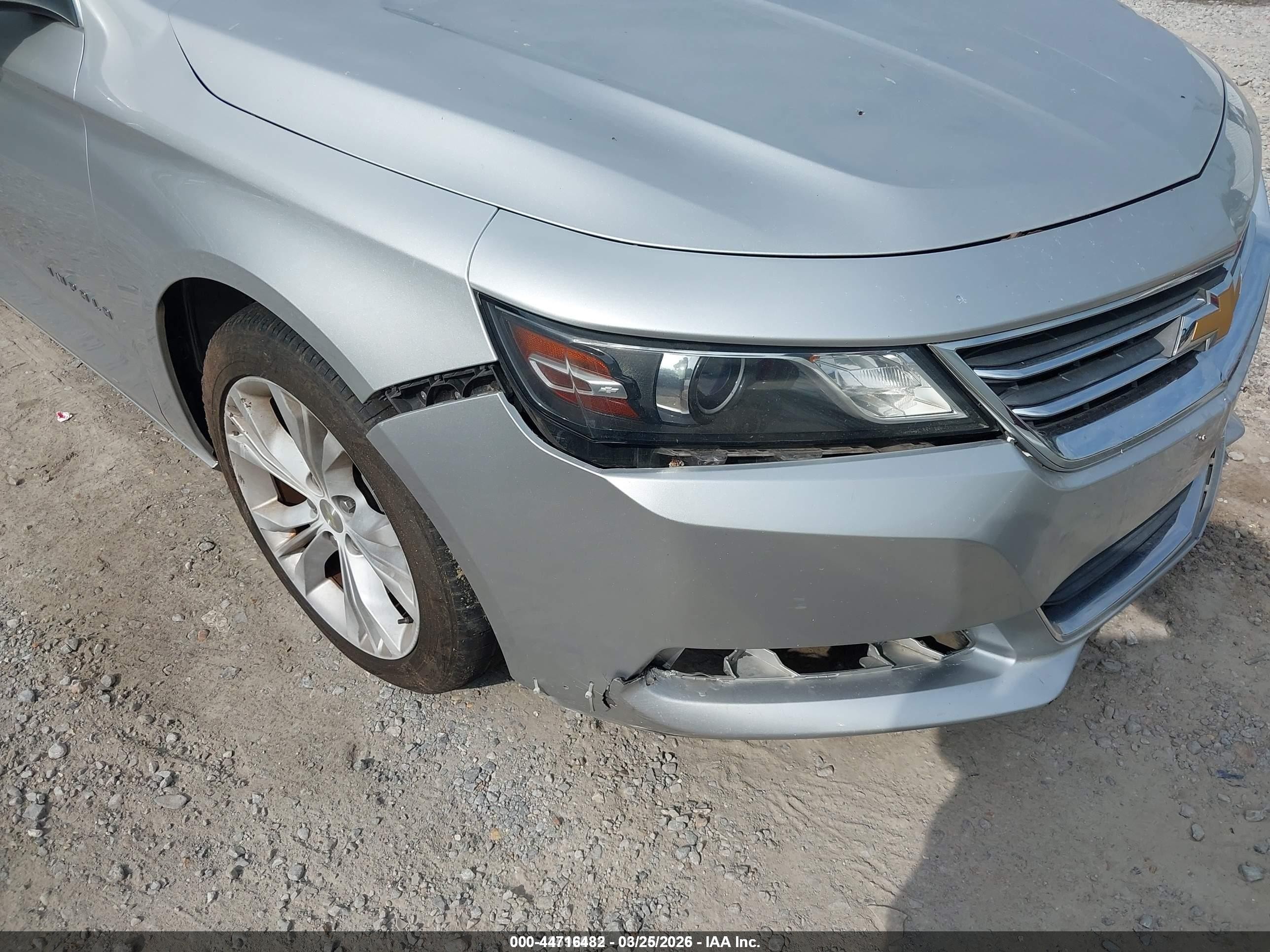 2015 Chevrolet Impala 2lt Silver vin: 2G1125S3XF9223544