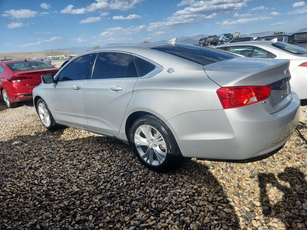 2015 Chevrolet Impala Lt Silver vin: 2G1125S3XF9274851 Damage: Left Qtr Panel, Dent(S) W/No Paint Dmg, Pdr-1 Dent