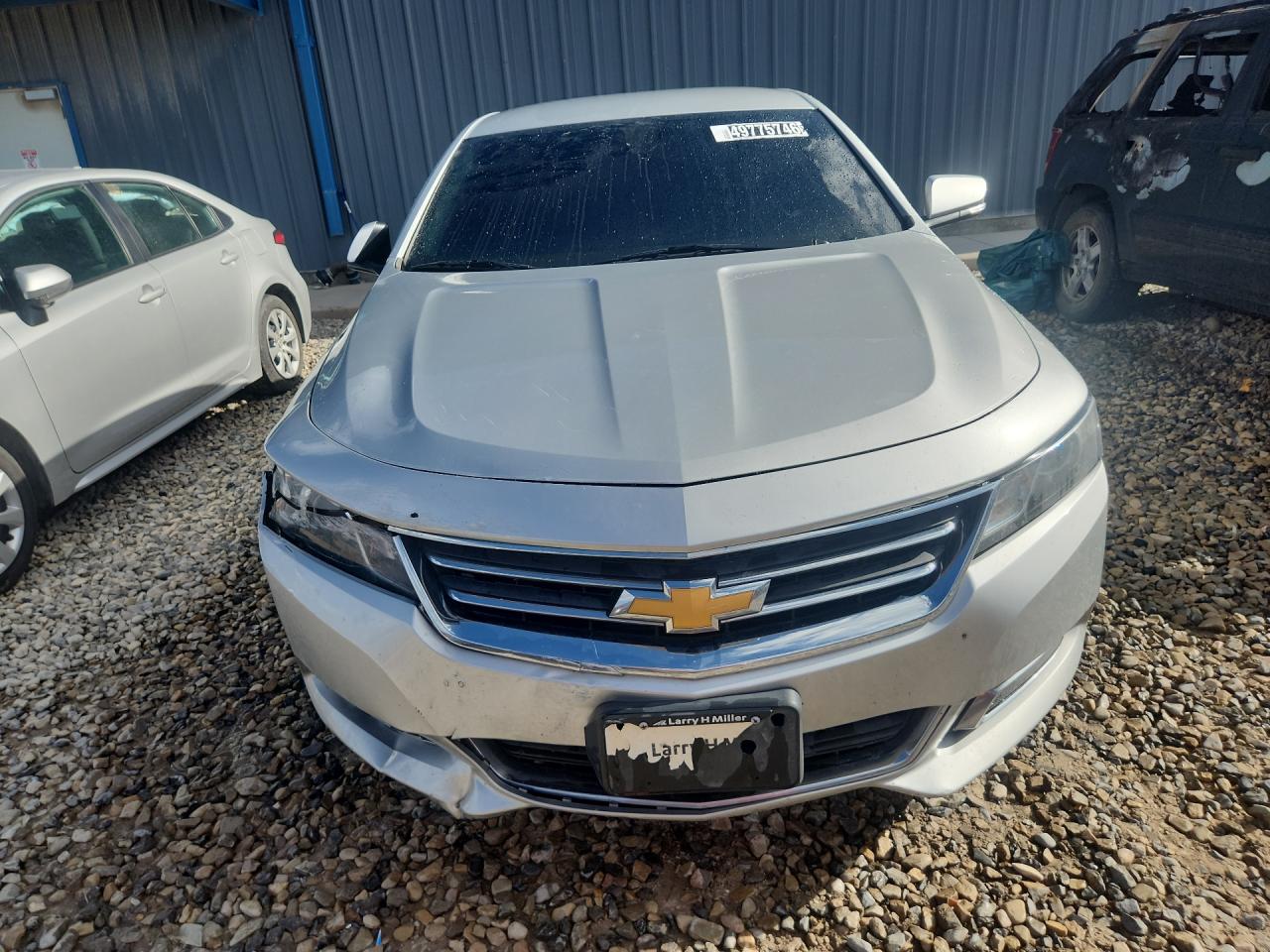 2015 Chevrolet Impala Lt Silver vin: 2G1125S3XF9274851 Damage: Hood, Dent(S) W/No Paint Dmg, Pdr-1 Dent