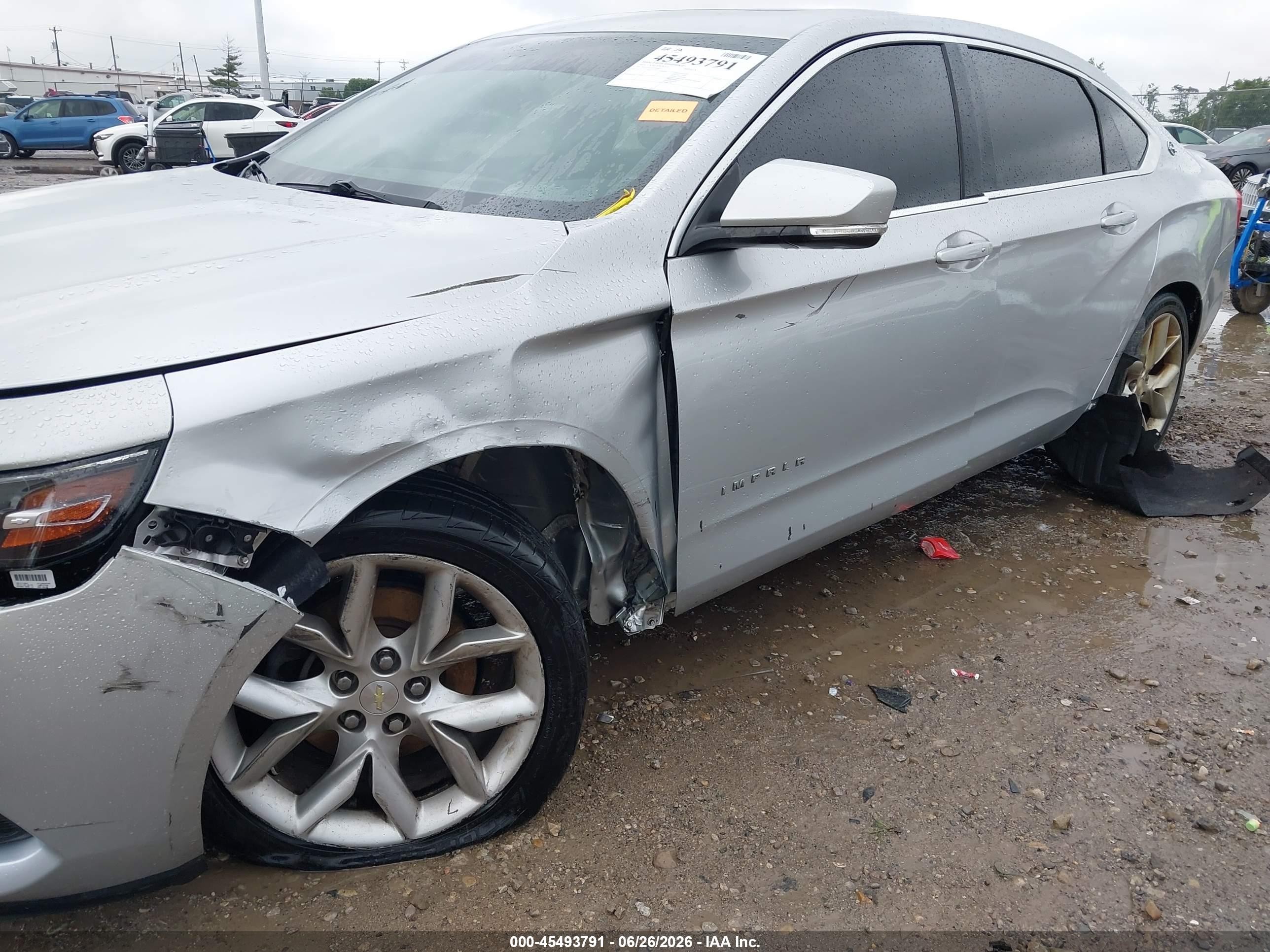 2015 Chevrolet Impala 2lt Silver vin: 2G1125S3XF9289057