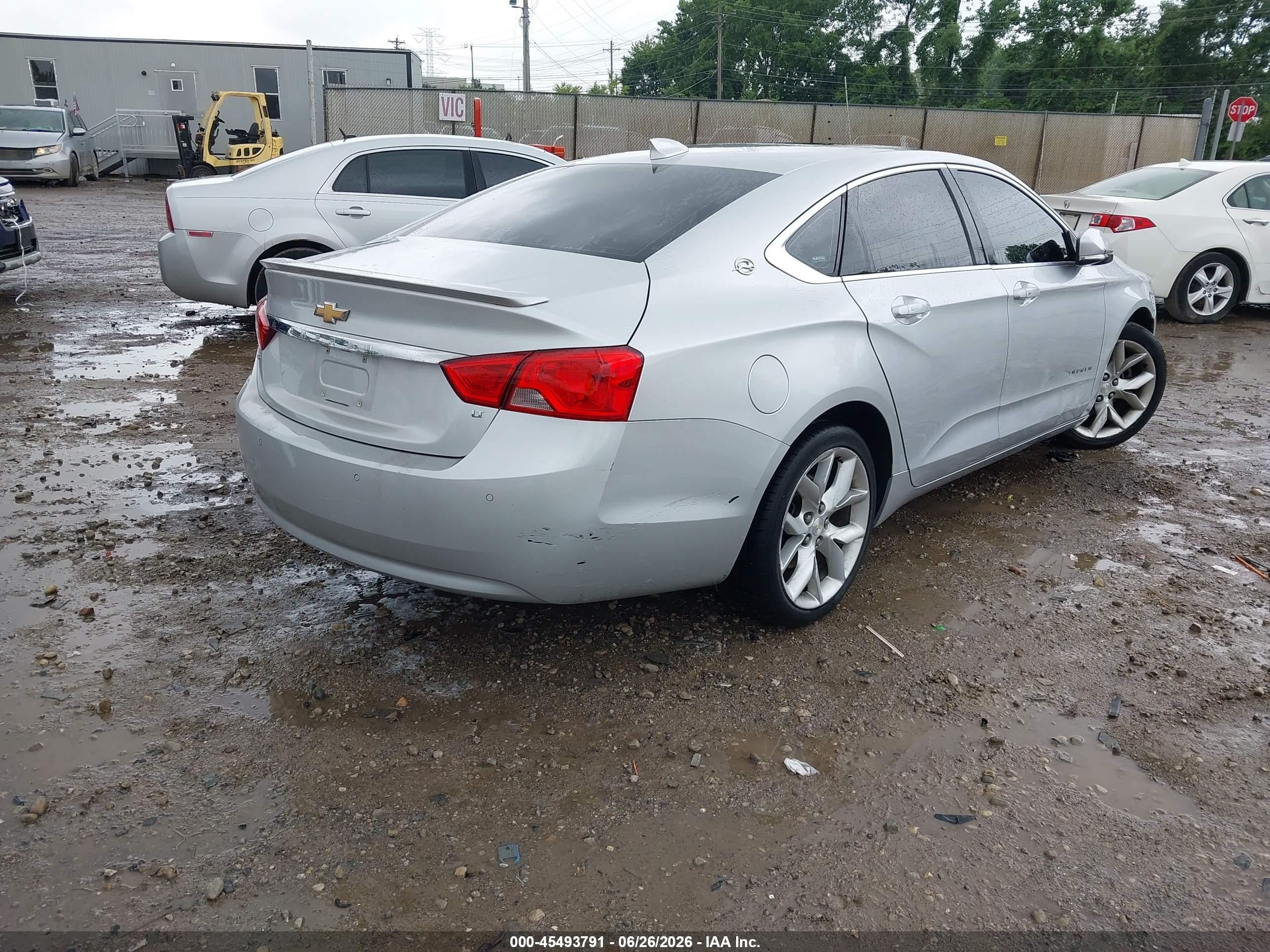 2015 Chevrolet Impala 2lt Silver vin: 2G1125S3XF9289057