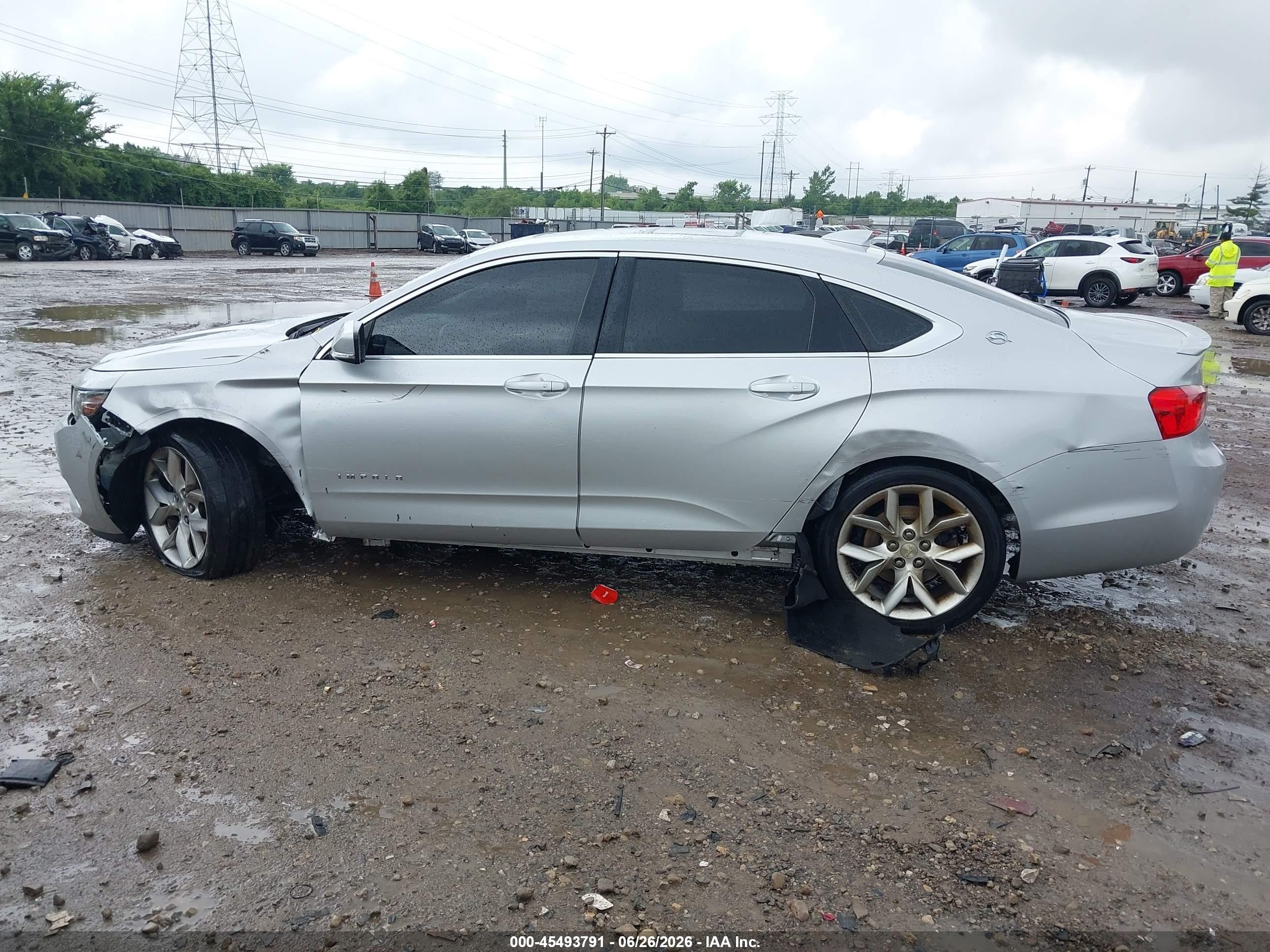 2015 Chevrolet Impala 2lt Silver vin: 2G1125S3XF9289057