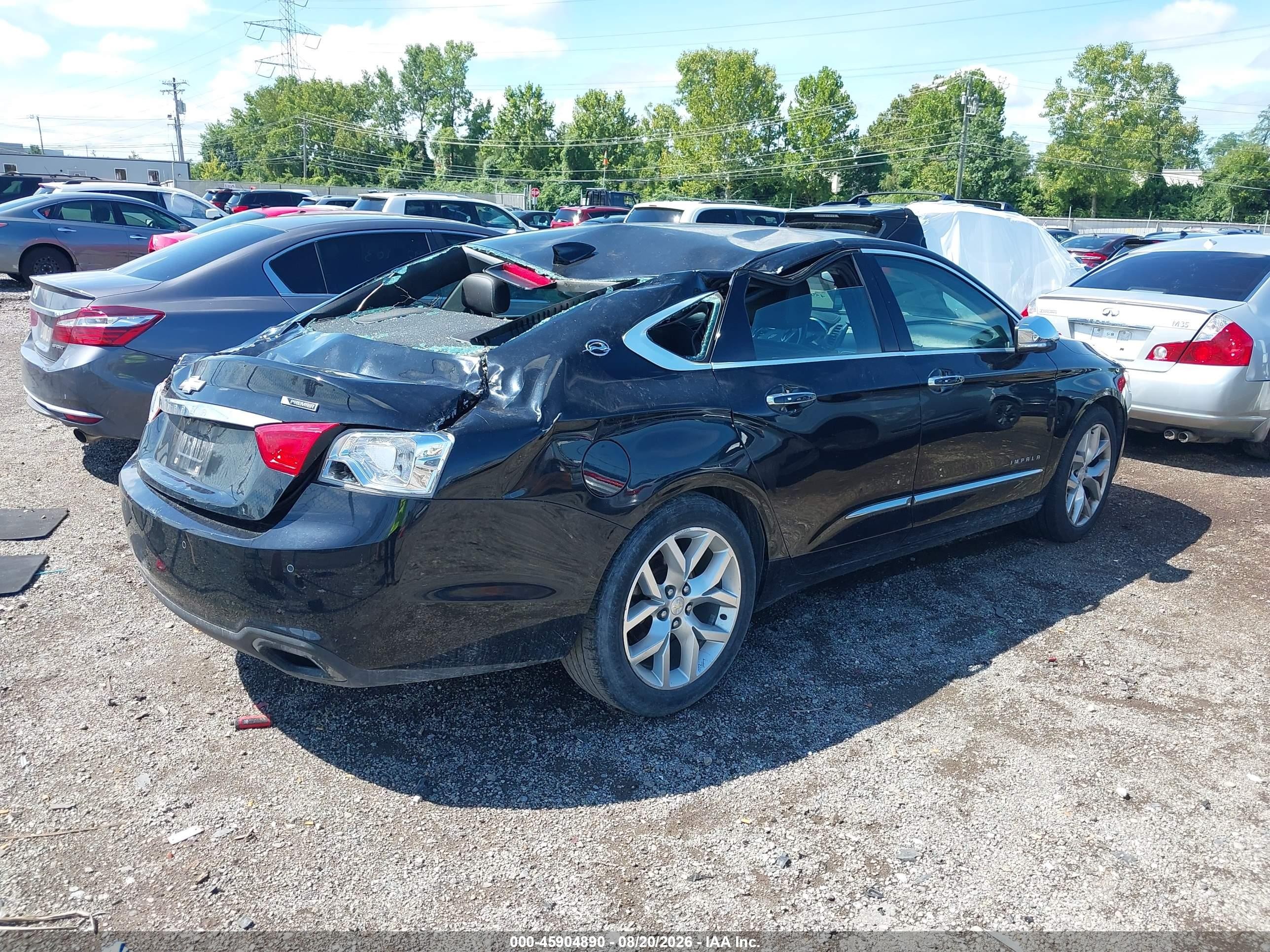 2018 Chevrolet Impala 2lz Black vin: 2G1125S3XJ9150149