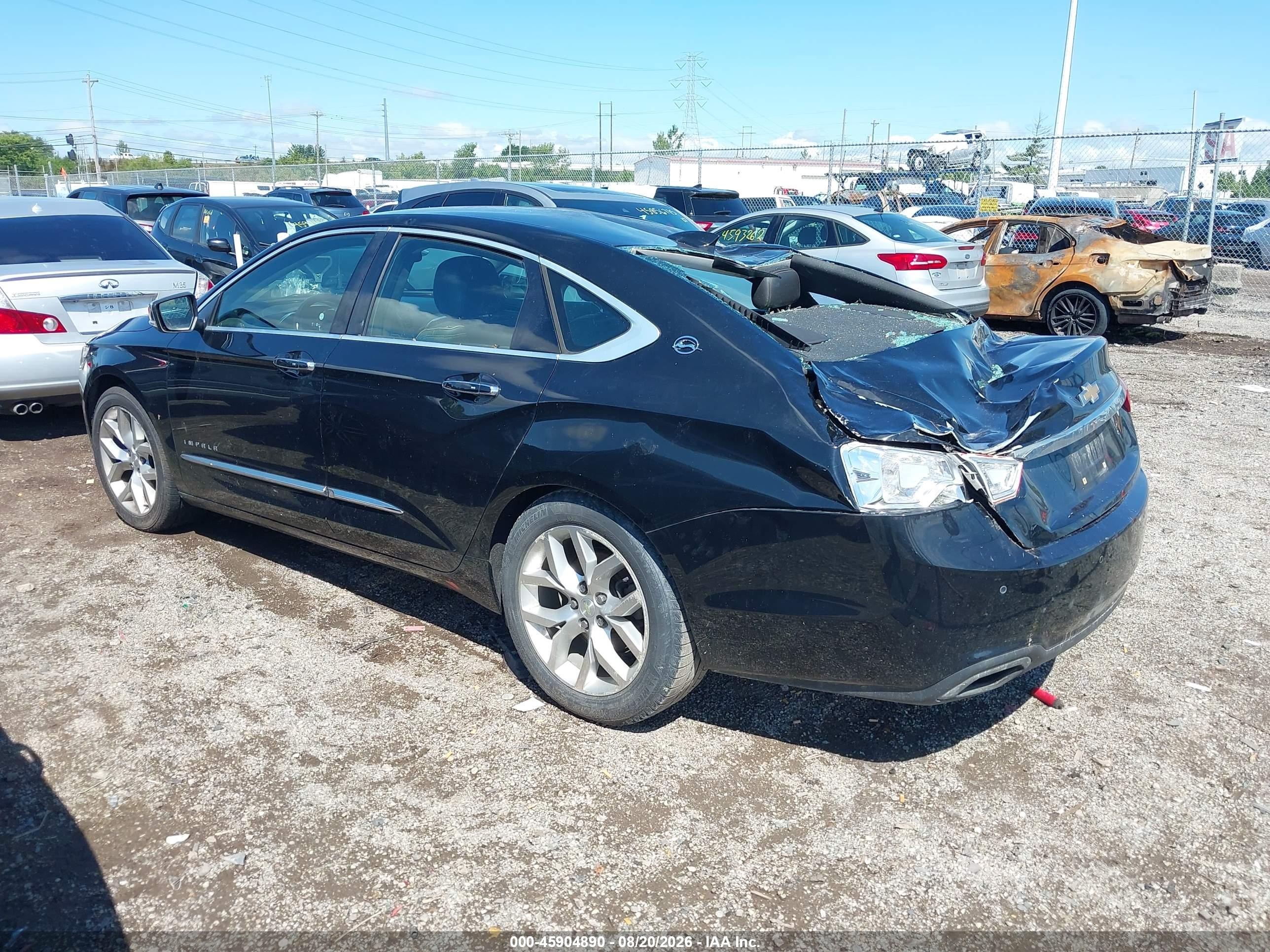 2018 Chevrolet Impala 2lz Black vin: 2G1125S3XJ9150149