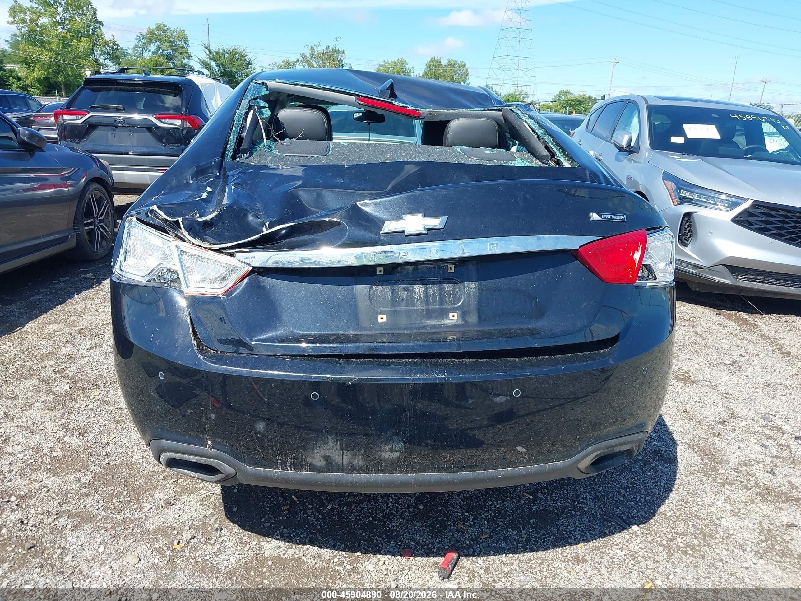 2018 Chevrolet Impala 2lz Black vin: 2G1125S3XJ9150149
