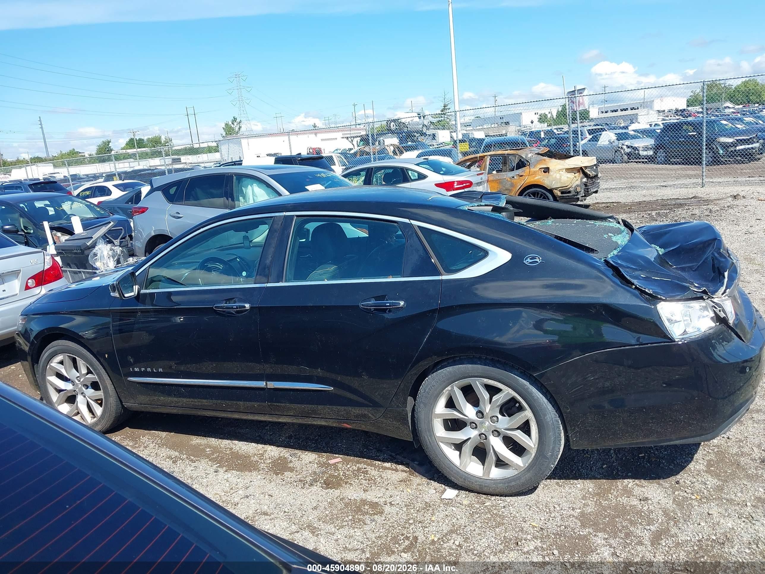 2018 Chevrolet Impala 2lz Black vin: 2G1125S3XJ9150149