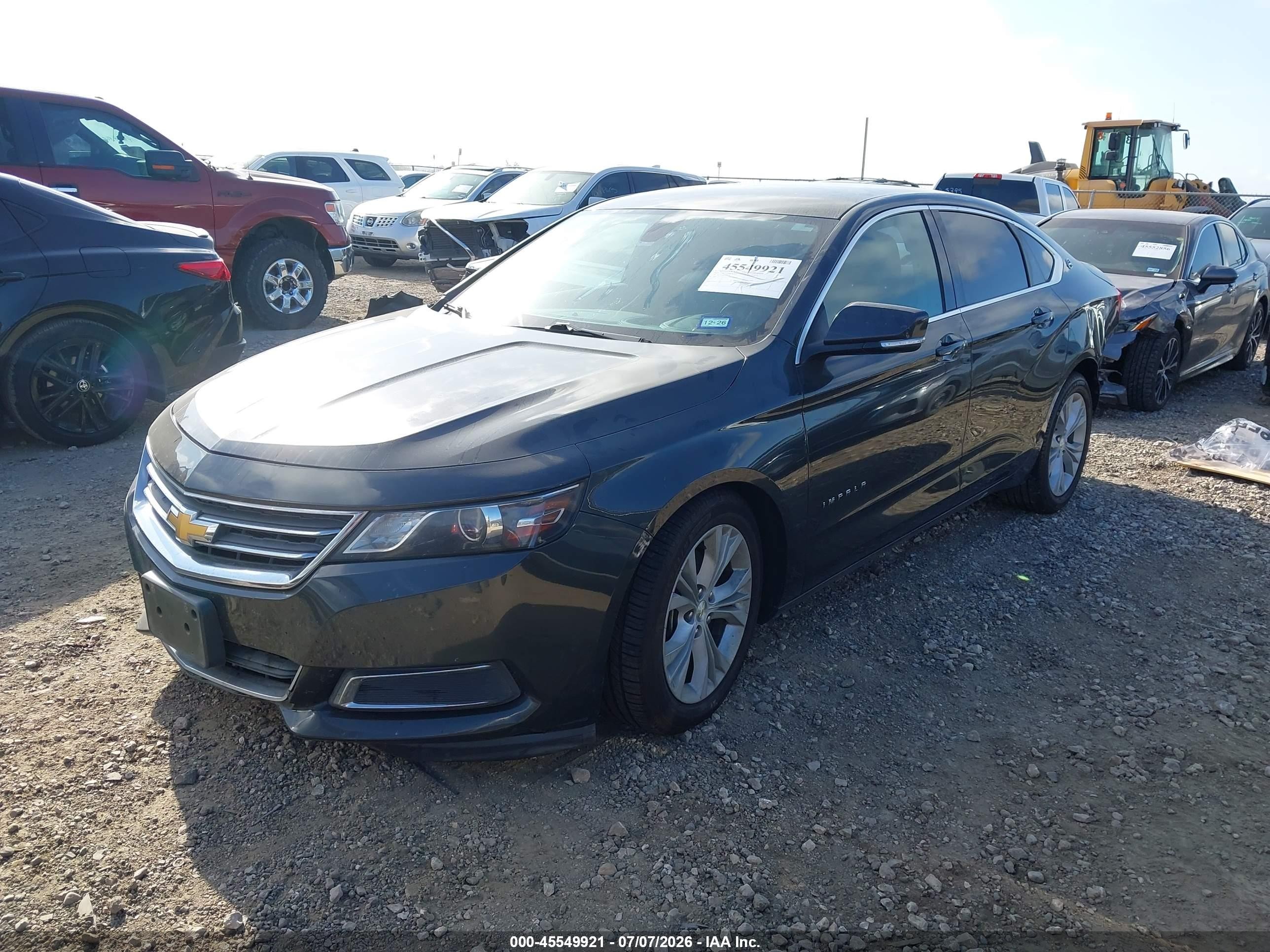 2015 Chevrolet Impala Cng 3lt Black vin: 2G1135SN1F9178119