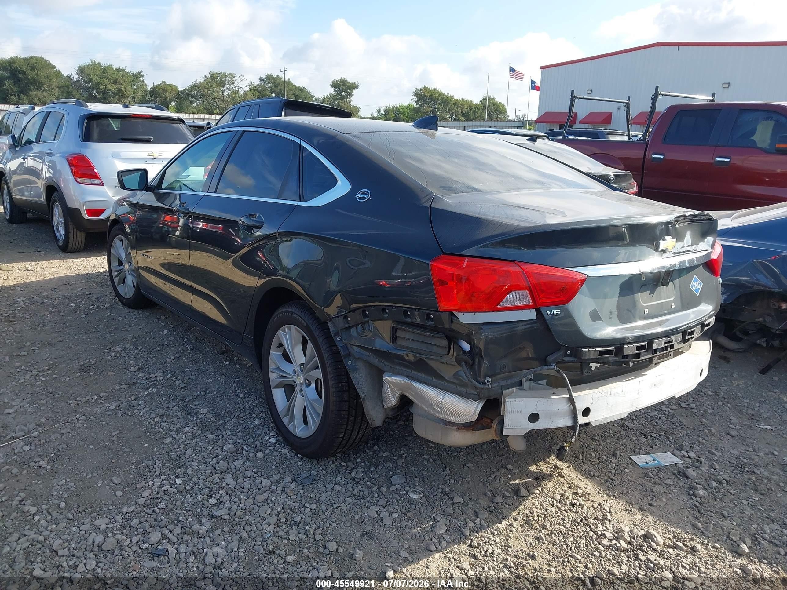 2015 Chevrolet Impala Cng 3lt Black vin: 2G1135SN1F9178119
