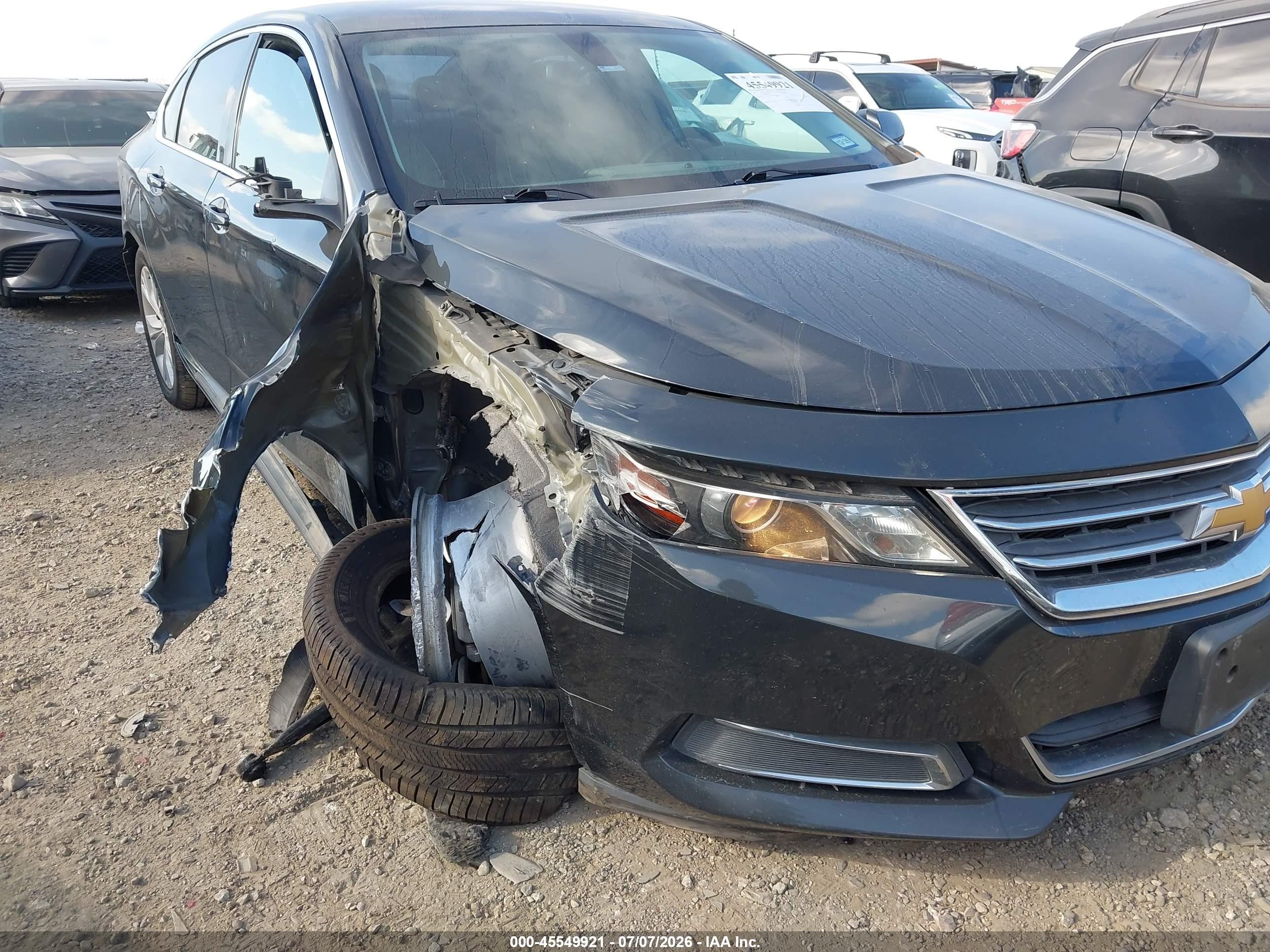 2015 Chevrolet Impala Cng 3lt Black vin: 2G1135SN1F9178119