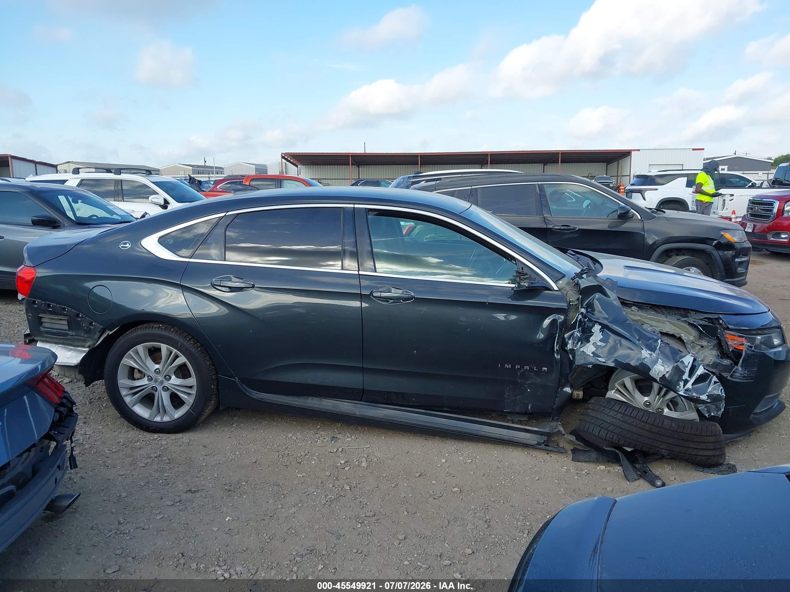 2015 Chevrolet Impala Cng 3lt Black vin: 2G1135SN1F9178119