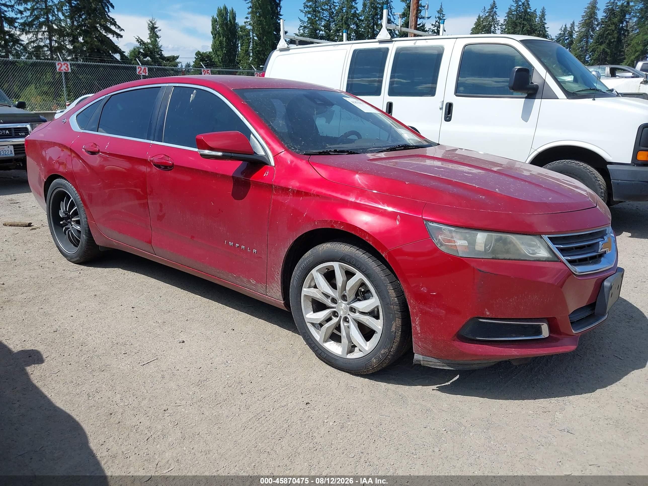 2014 Chevrolet Impala Lt Eco Red vin: 2G1135SR5E9192865