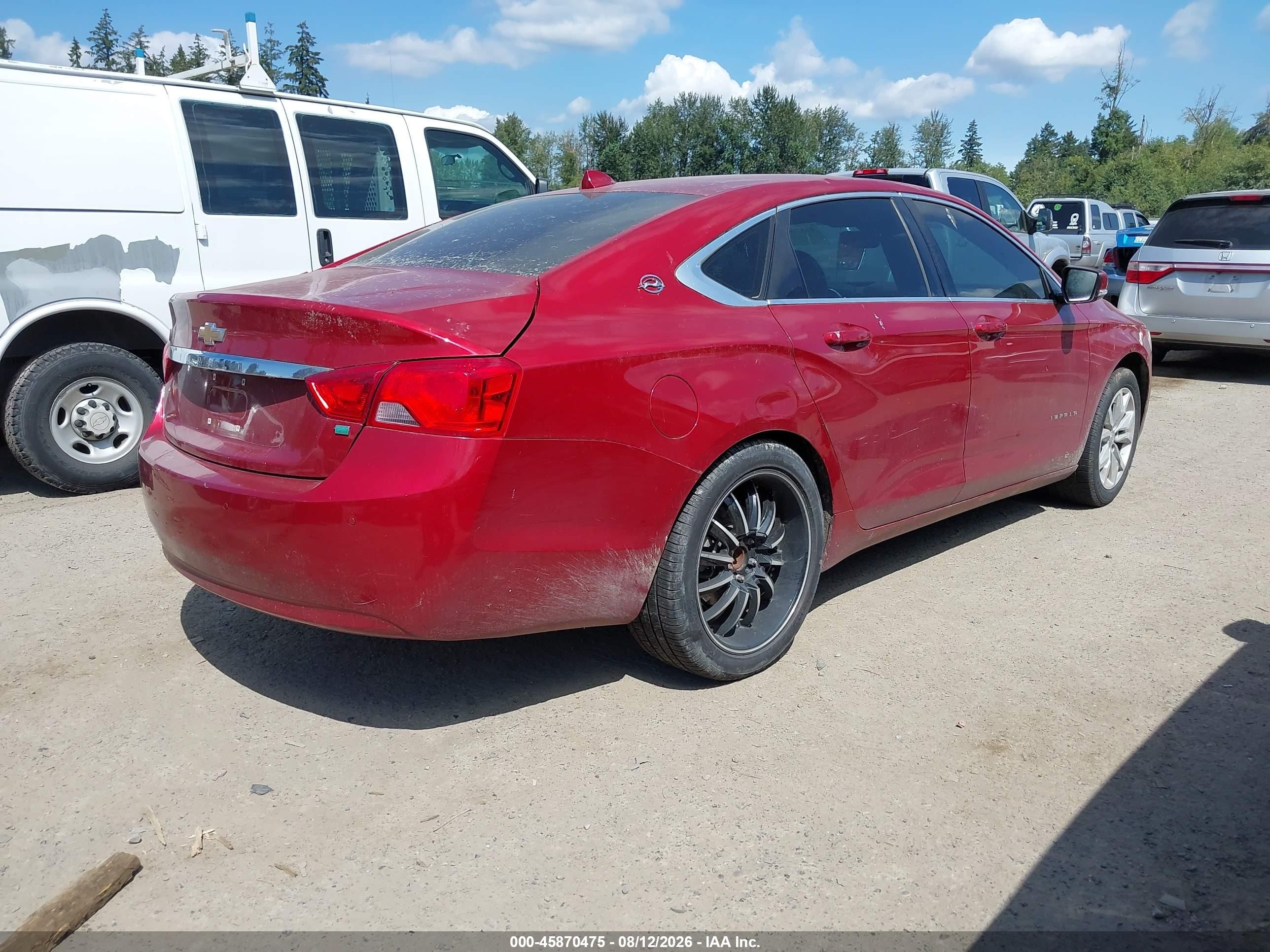 2014 Chevrolet Impala Lt Eco Red vin: 2G1135SR5E9192865