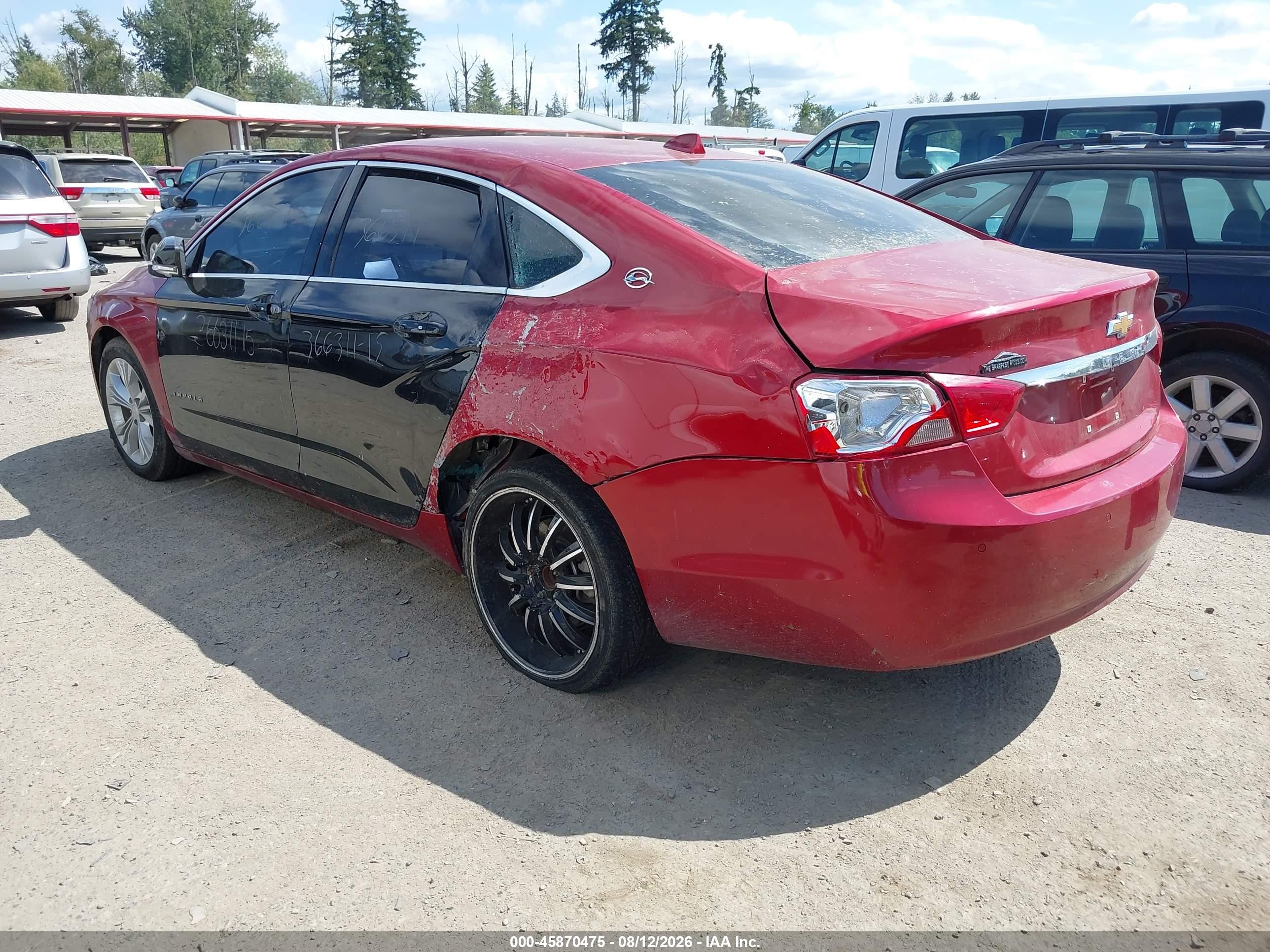 2014 Chevrolet Impala Lt Eco Red vin: 2G1135SR5E9192865