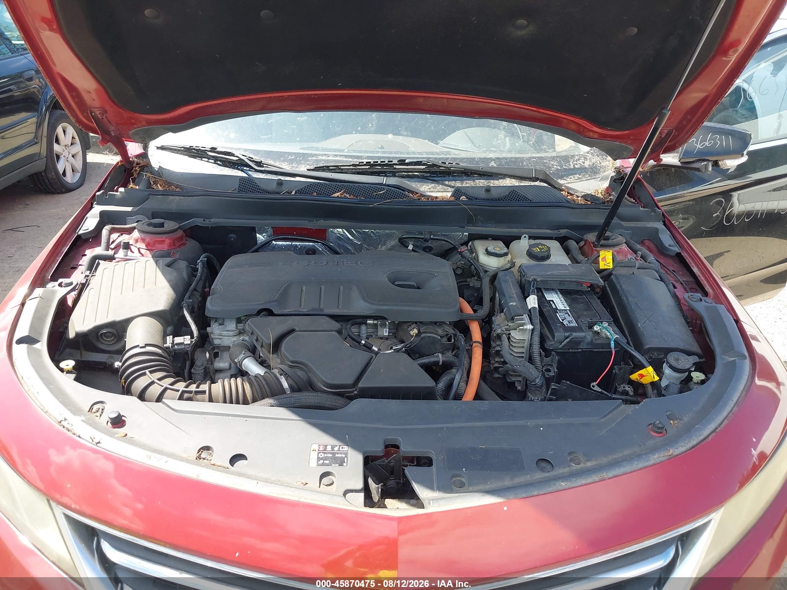 2014 Chevrolet Impala Lt Eco Red vin: 2G1135SR5E9192865