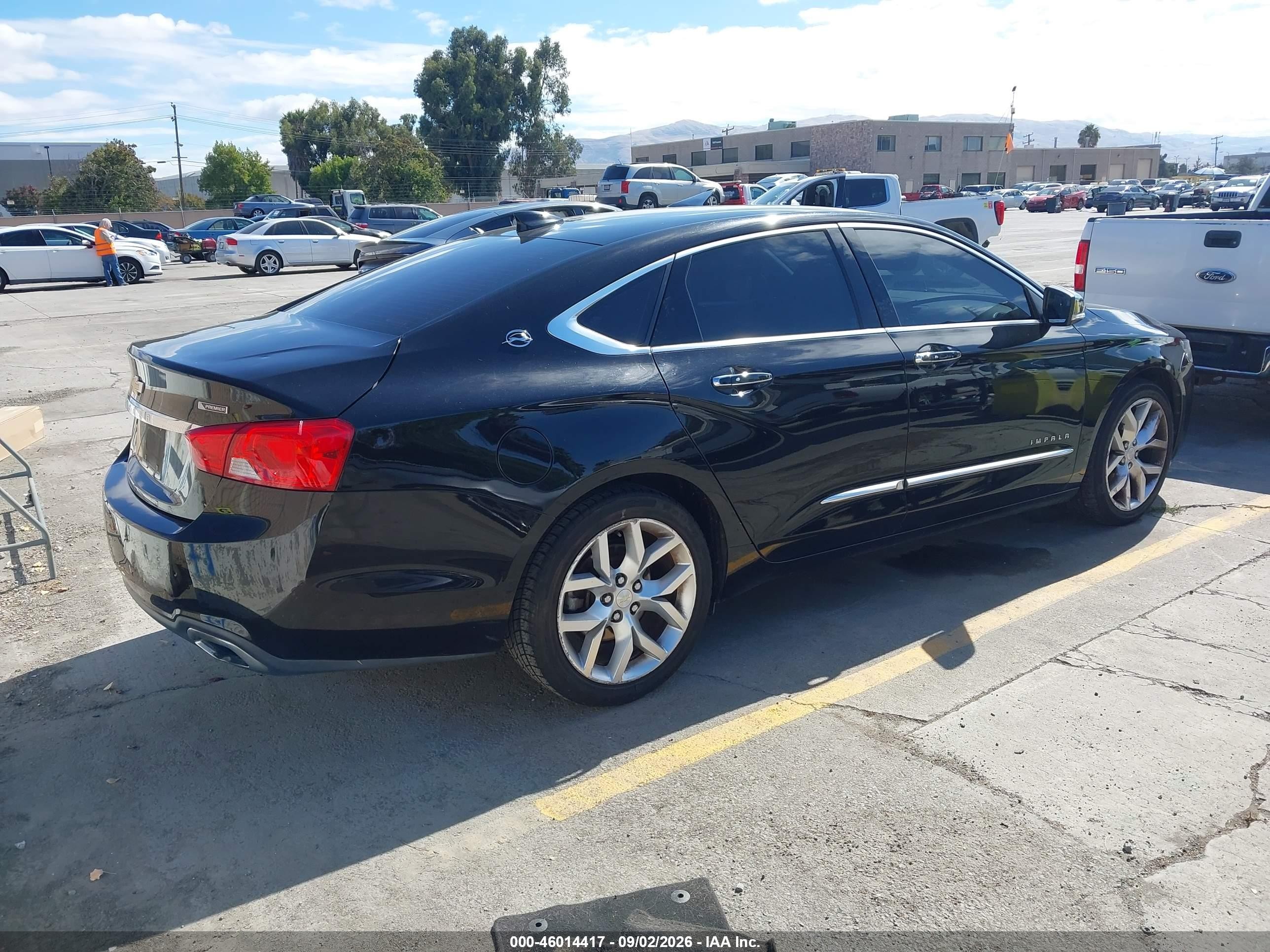 2017 Chevrolet Impala 2lz Black vin: 2G1145S34H9156985