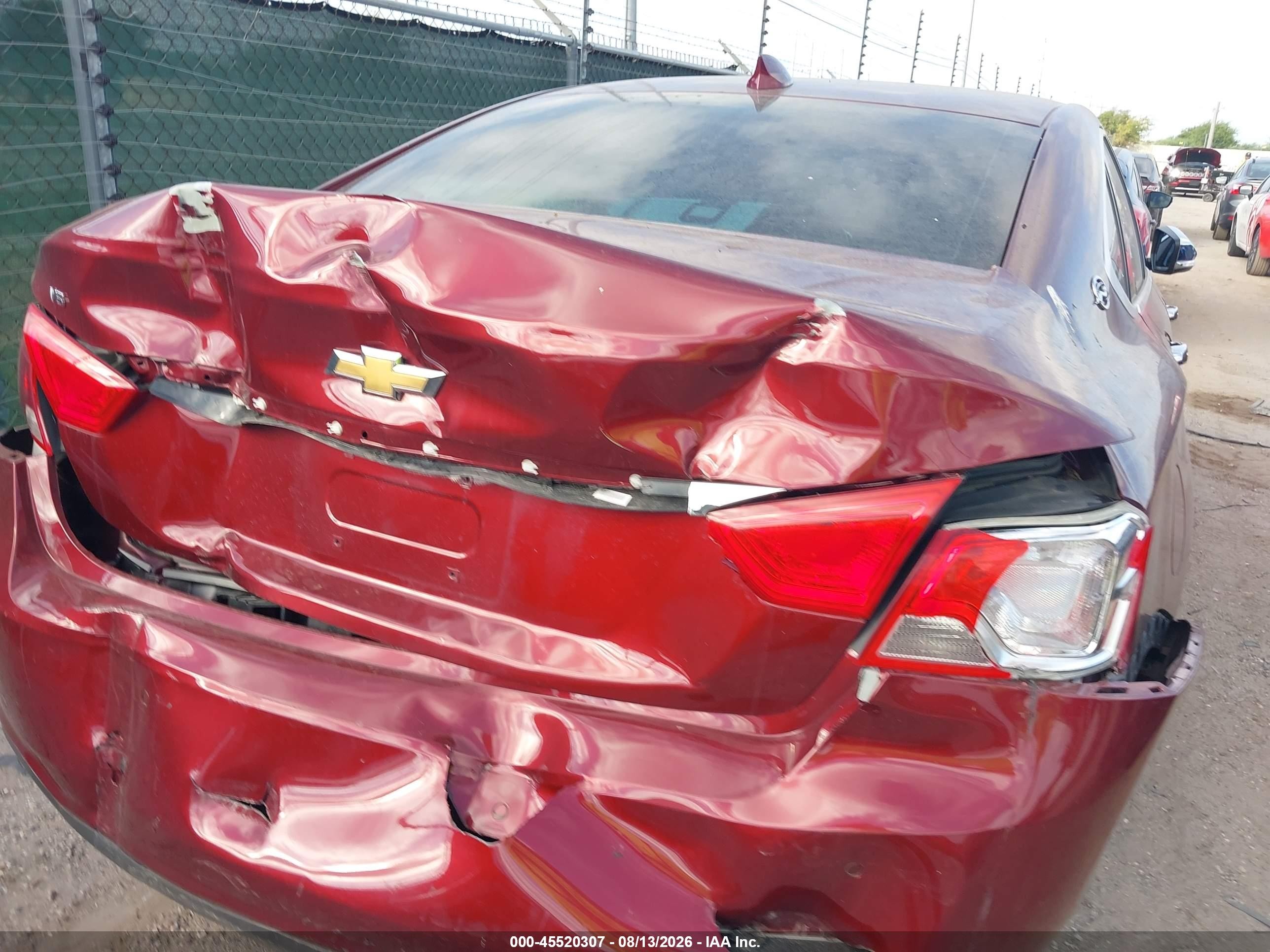 2017 Chevrolet Impala 2lz Red vin: 2G1145S34H9195060