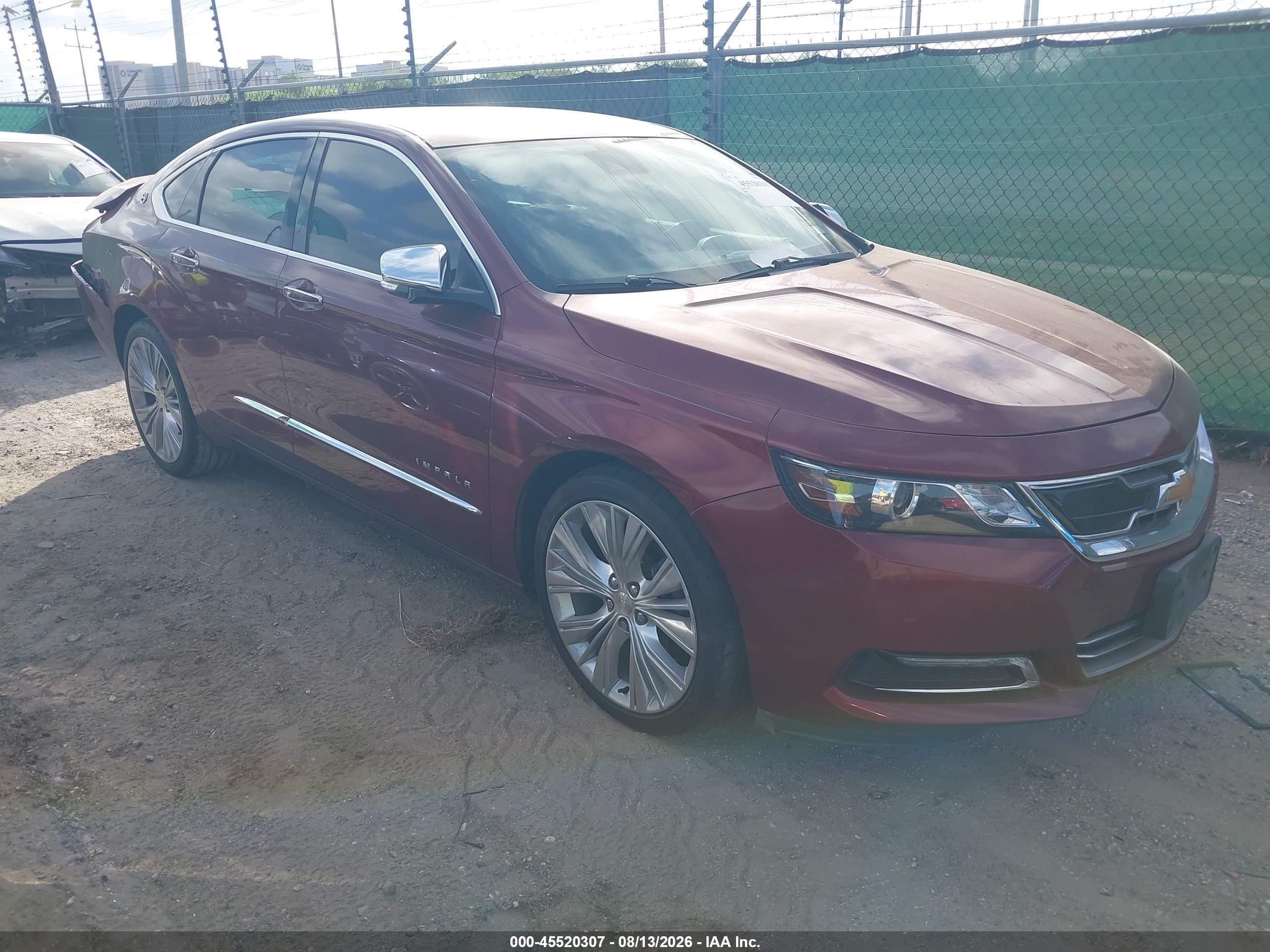 2017 Chevrolet Impala 2lz Red vin: 2G1145S34H9195060