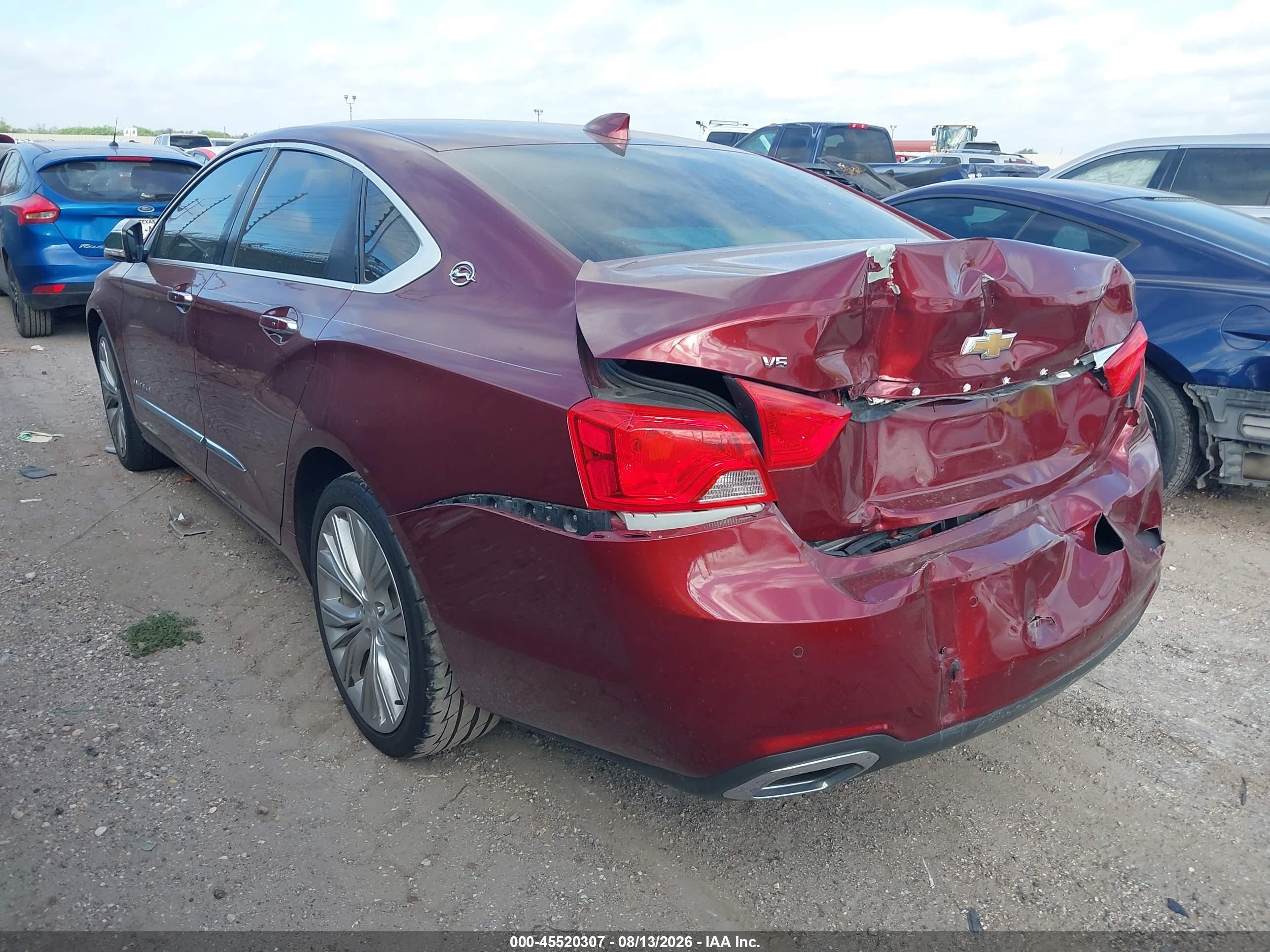 2017 Chevrolet Impala 2lz Red vin: 2G1145S34H9195060