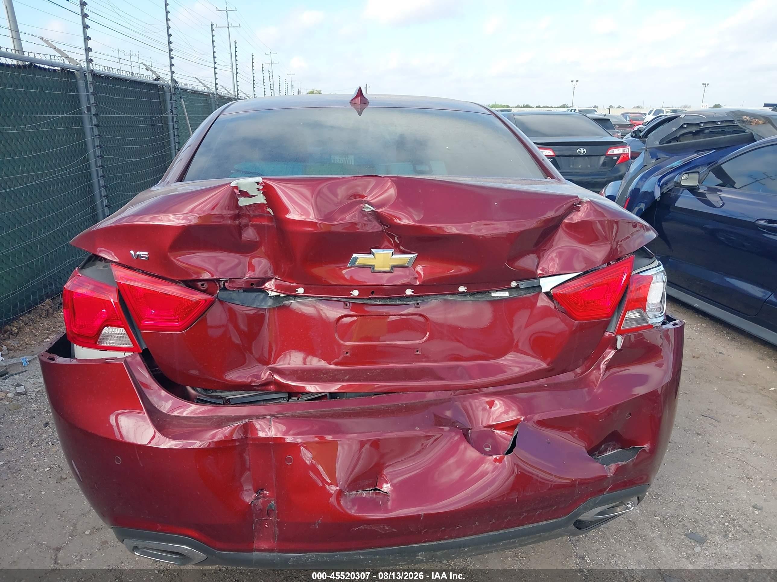 2017 Chevrolet Impala 2lz Red vin: 2G1145S34H9195060