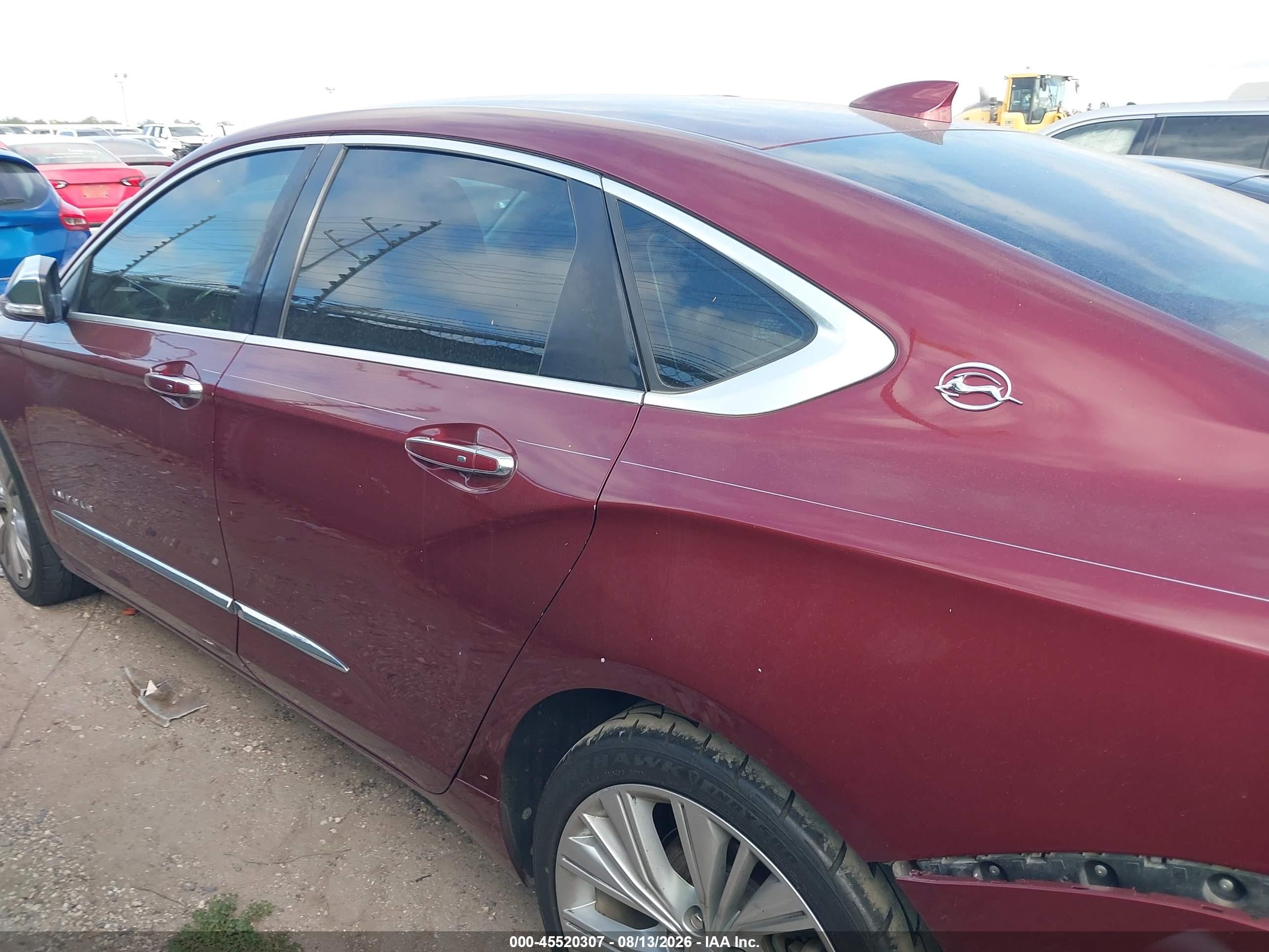 2017 Chevrolet Impala 2lz Red vin: 2G1145S34H9195060