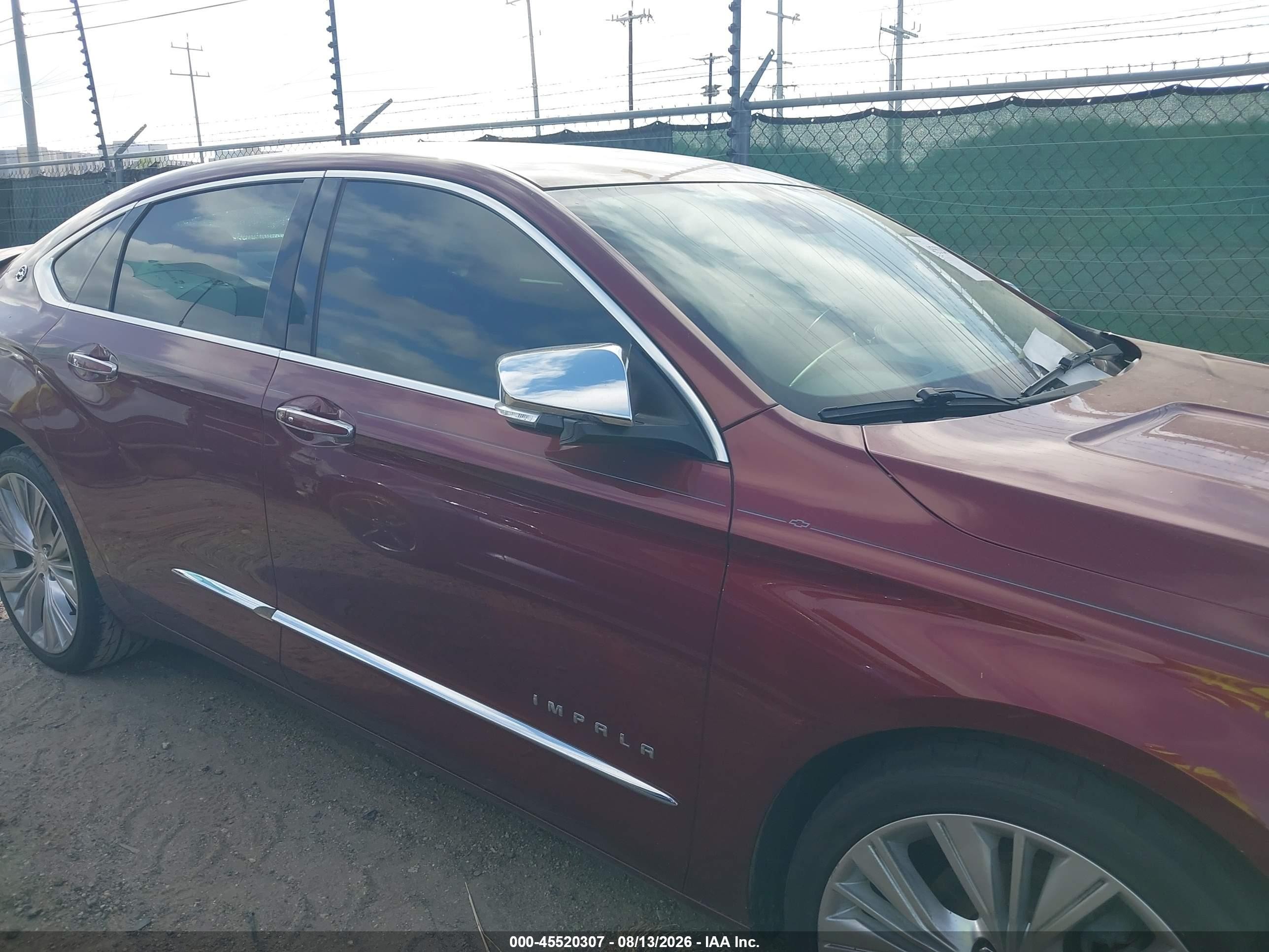 2017 Chevrolet Impala 2lz Red vin: 2G1145S34H9195060