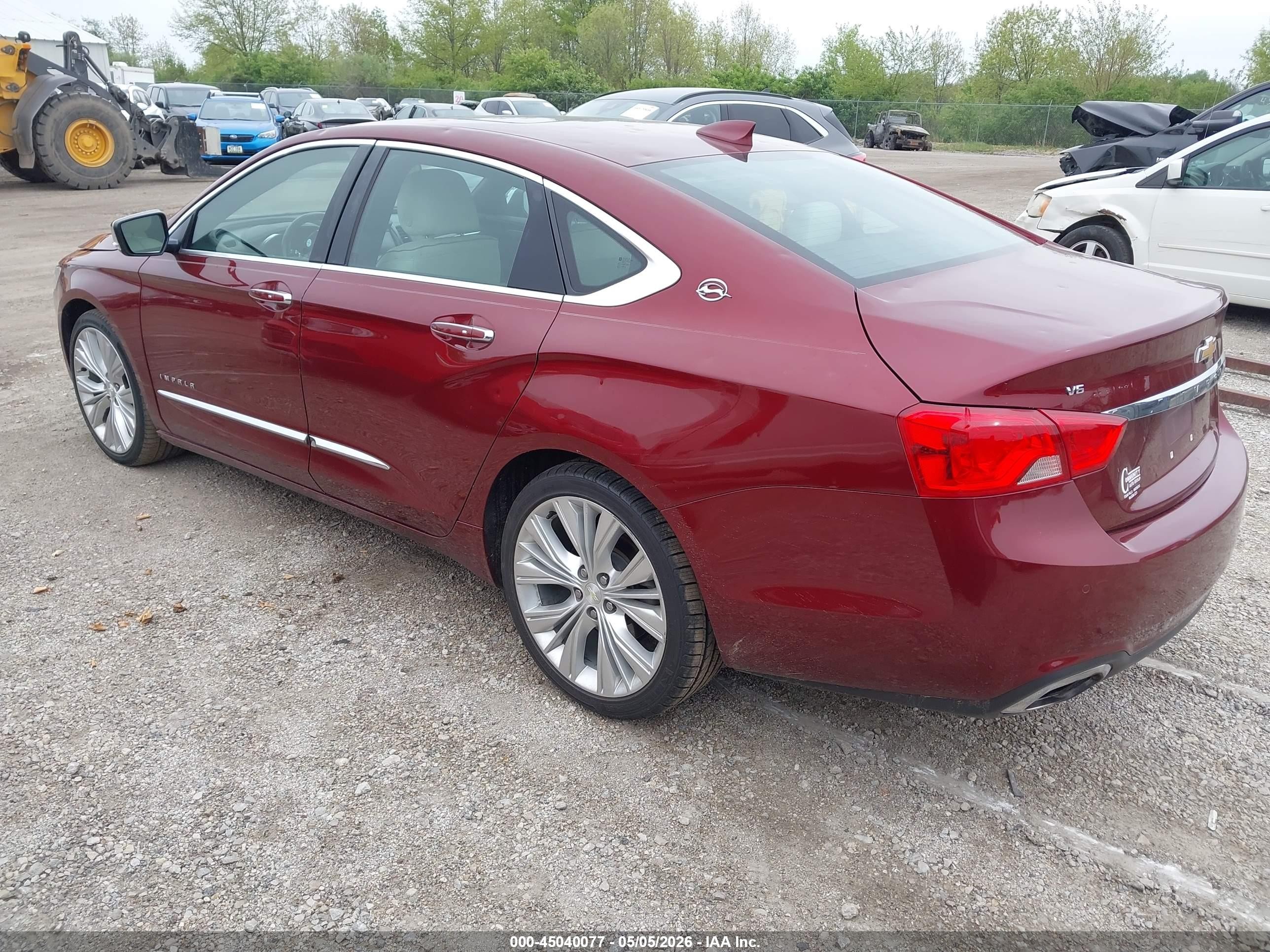 2017 Chevrolet Impala 2lz Burgundy vin: 2G1145S37H9196607
