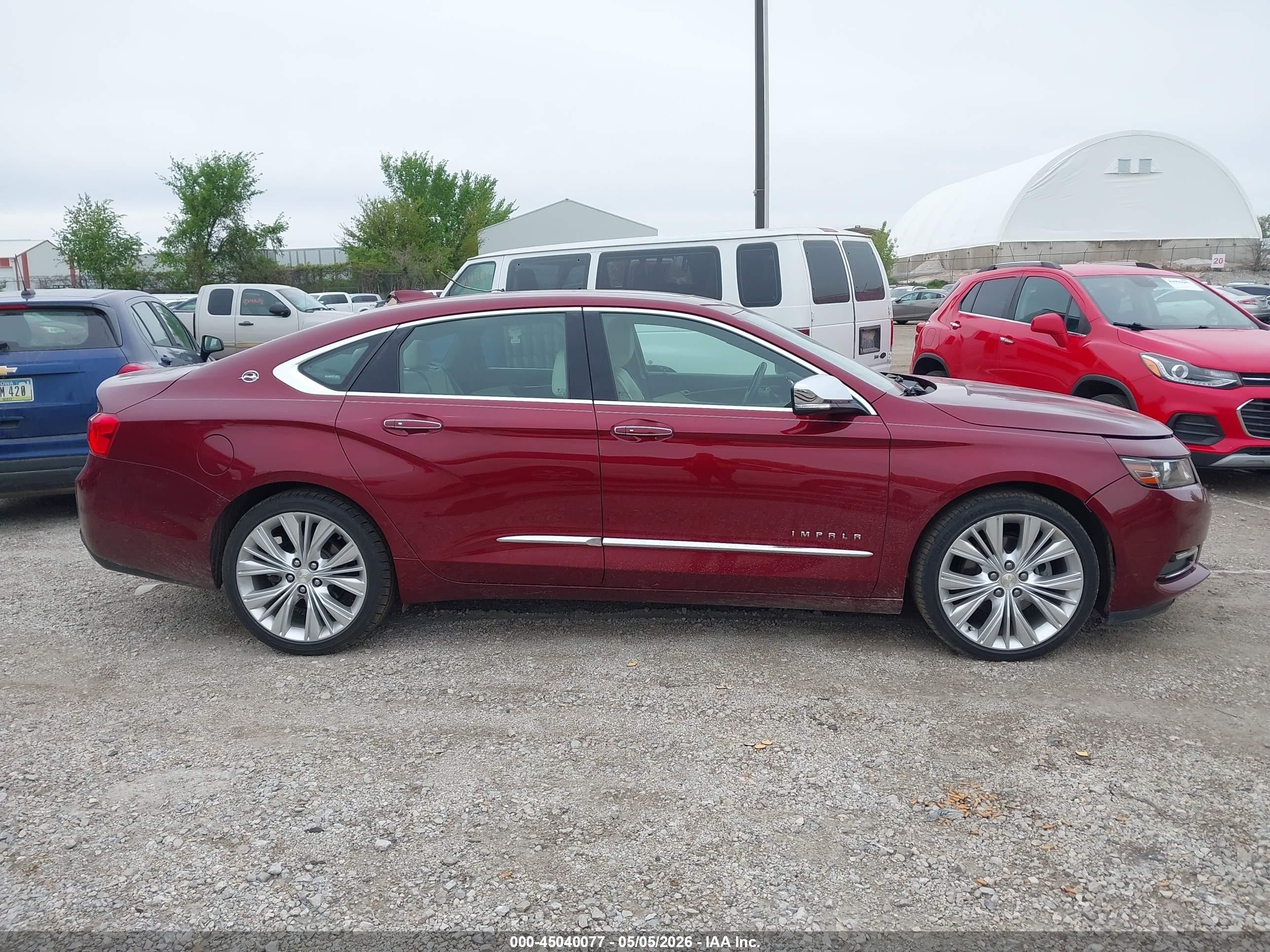 2017 Chevrolet Impala 2lz Burgundy vin: 2G1145S37H9196607