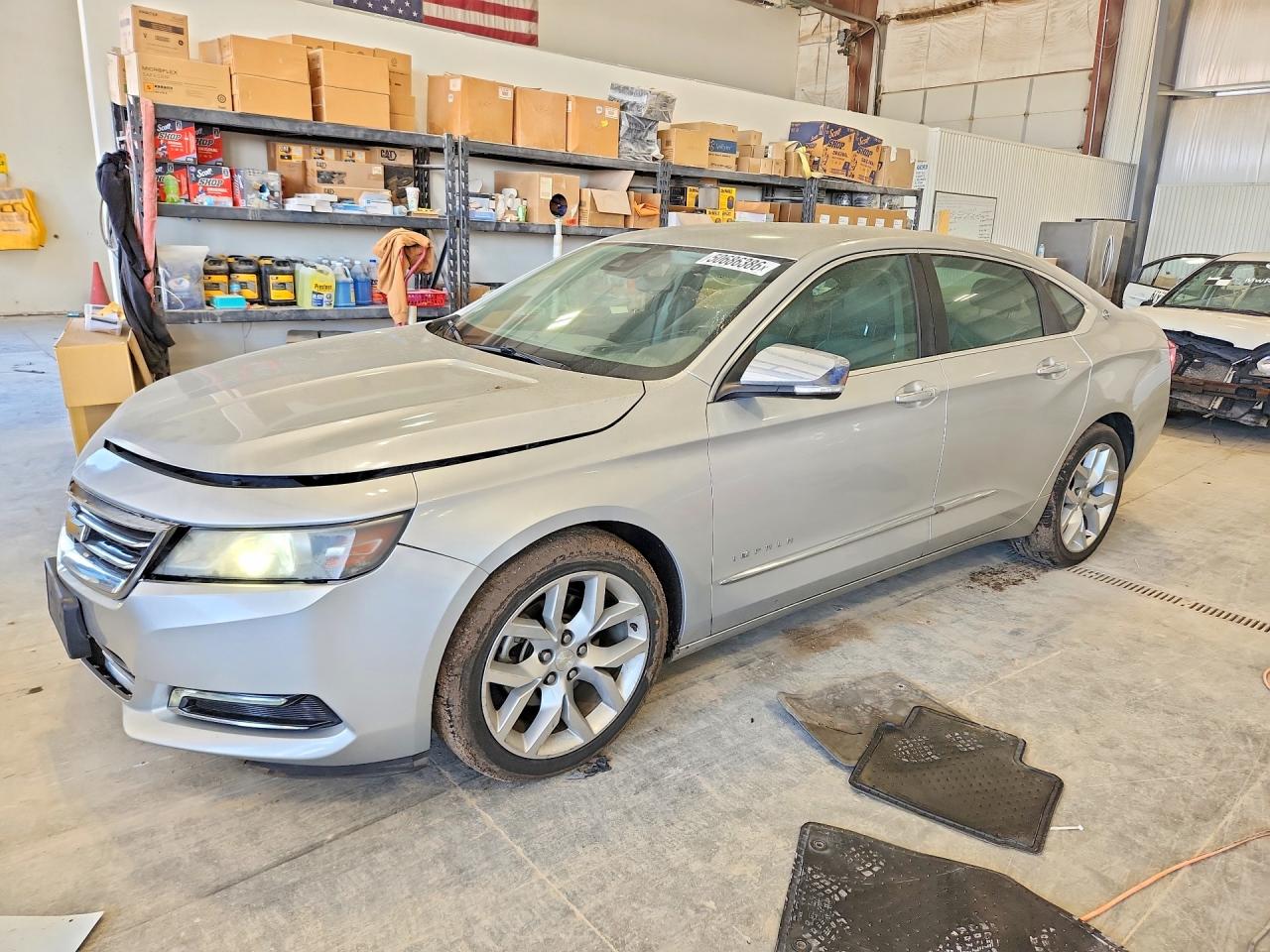 2014 Chevrolet Impala Ltz Silver vin: 2G1145SL3E9247693