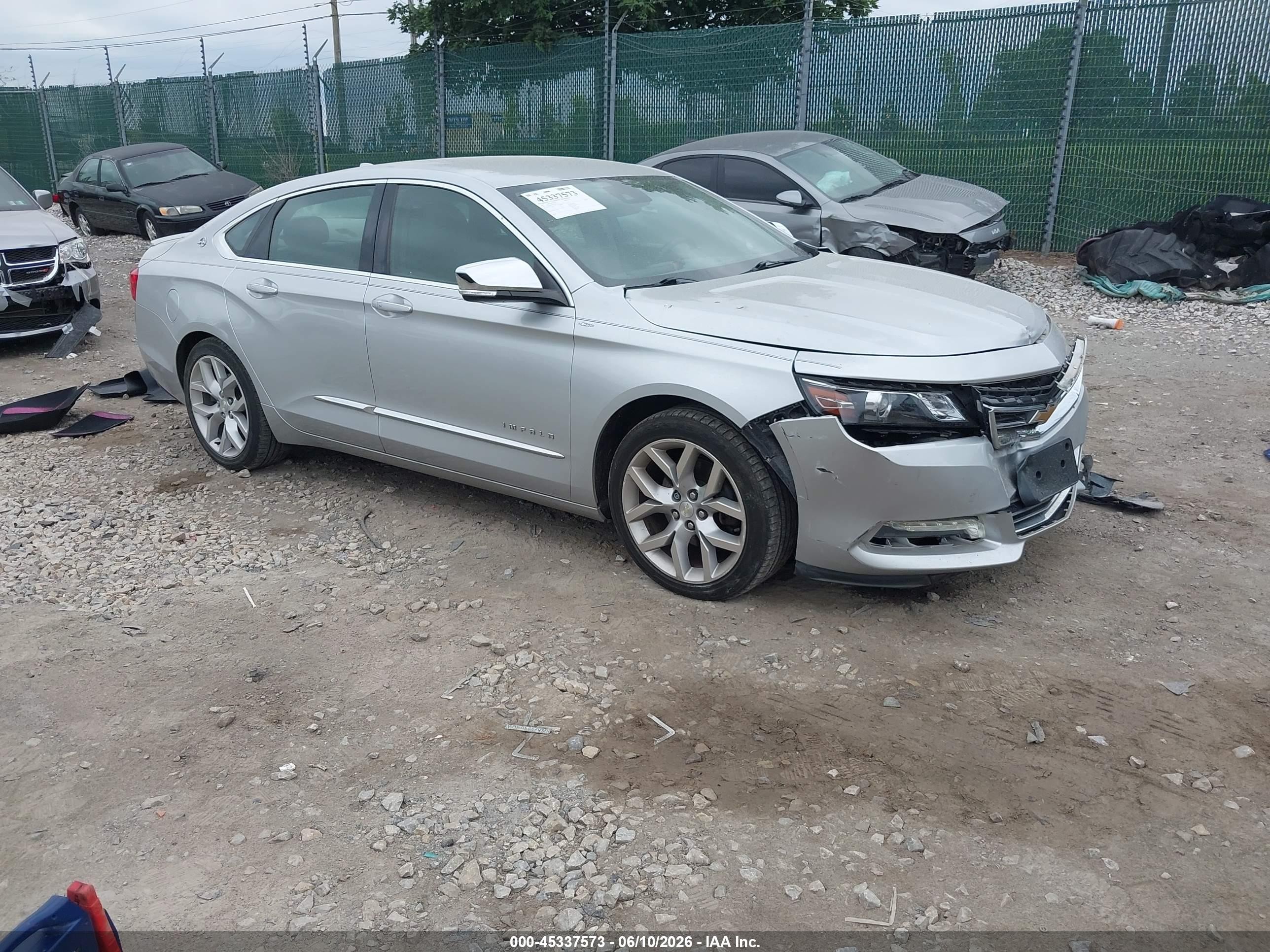 2014 Chevrolet Impala 1lz Silver vin: 2G1145SL5E9211648