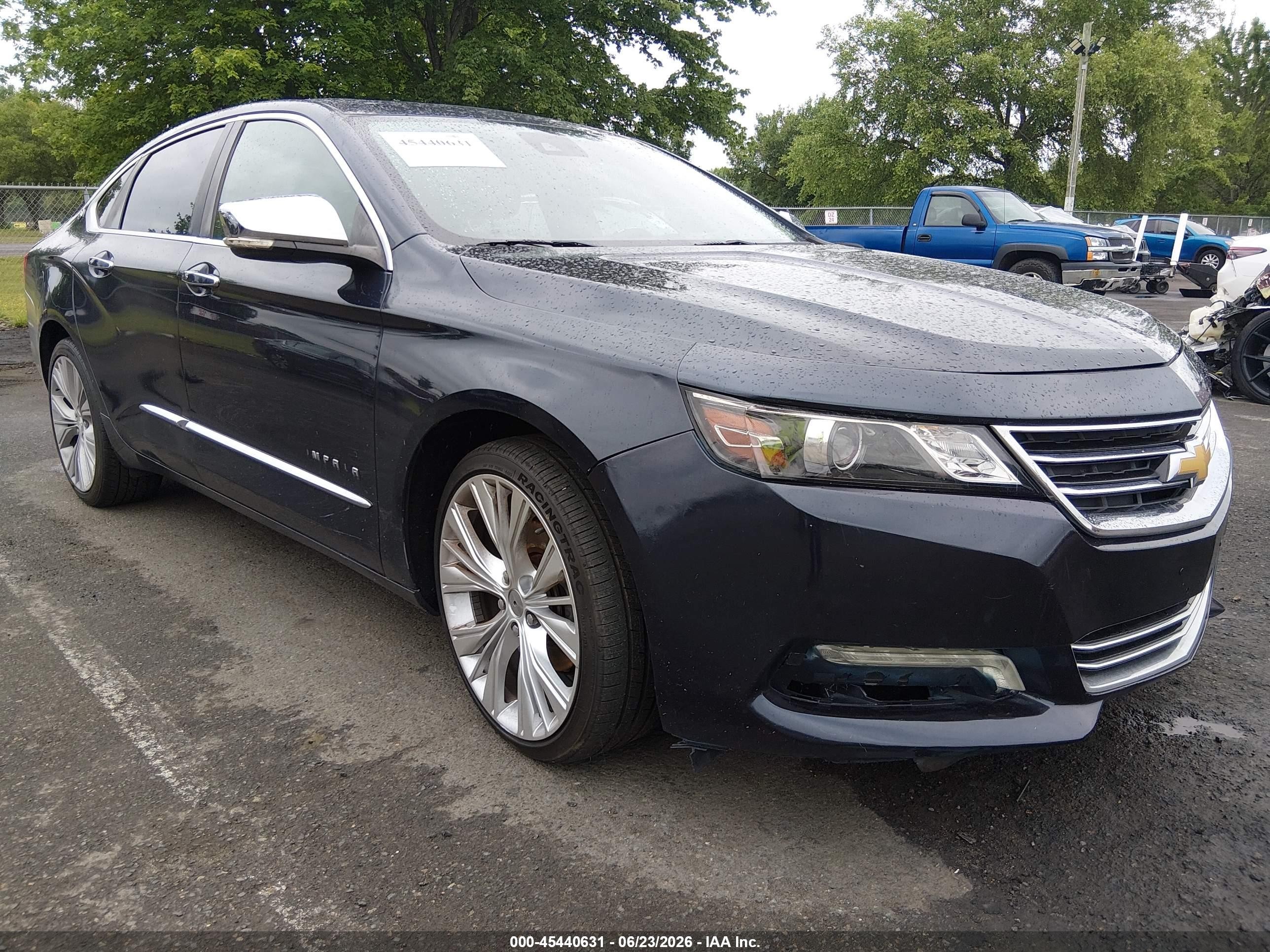 2014 Chevrolet Impala 1lz Blue vin: 2G1145SL7E9125483
